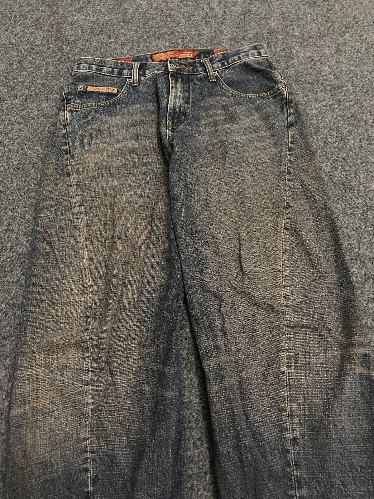 20471120 × Japanese Brand × Le Grande Bleu (L.G.B.) Samuel & Kevin baggy denim pants Size US 29 - 4 Thumbnail