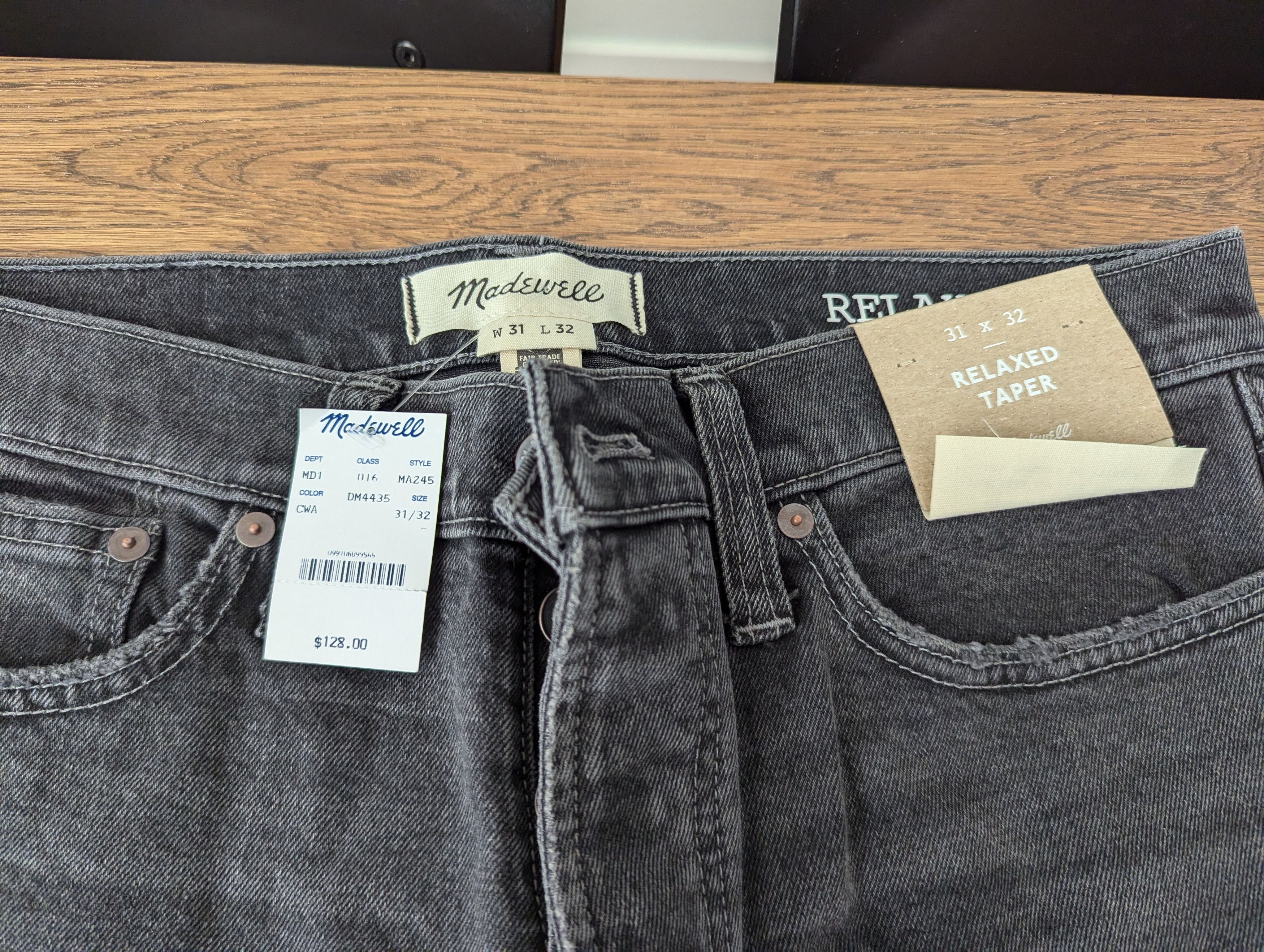 Madewell Madewell Relaxed Taper jean Size US 31 - 2 Thumbnail