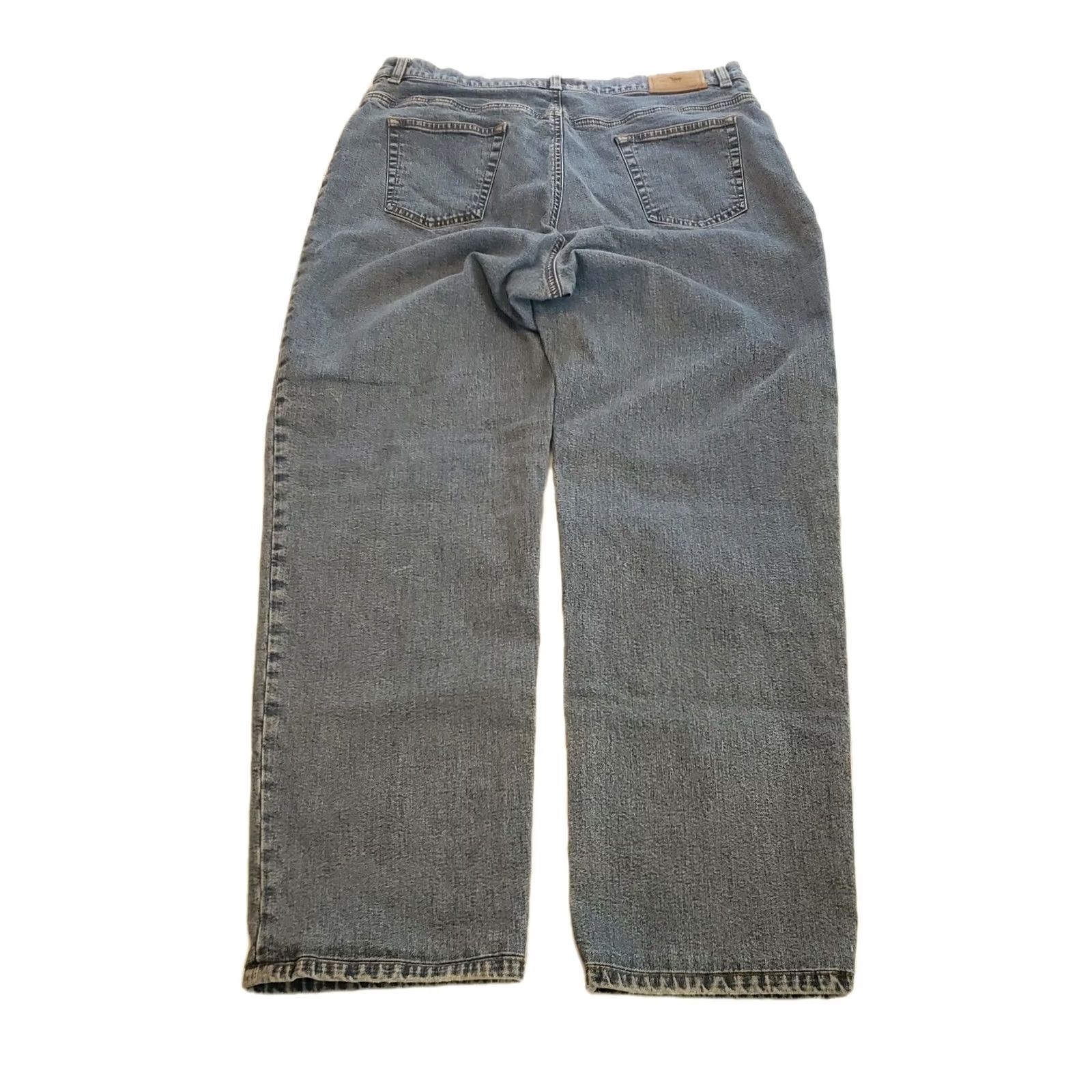 Ralph Lauren VTG Lauren Ralph Lauren Jeans Womens 14 Light Wash Straight High Rise Mom Denim Size 36" / US 14 / IT 50 - 2 Thumbnail