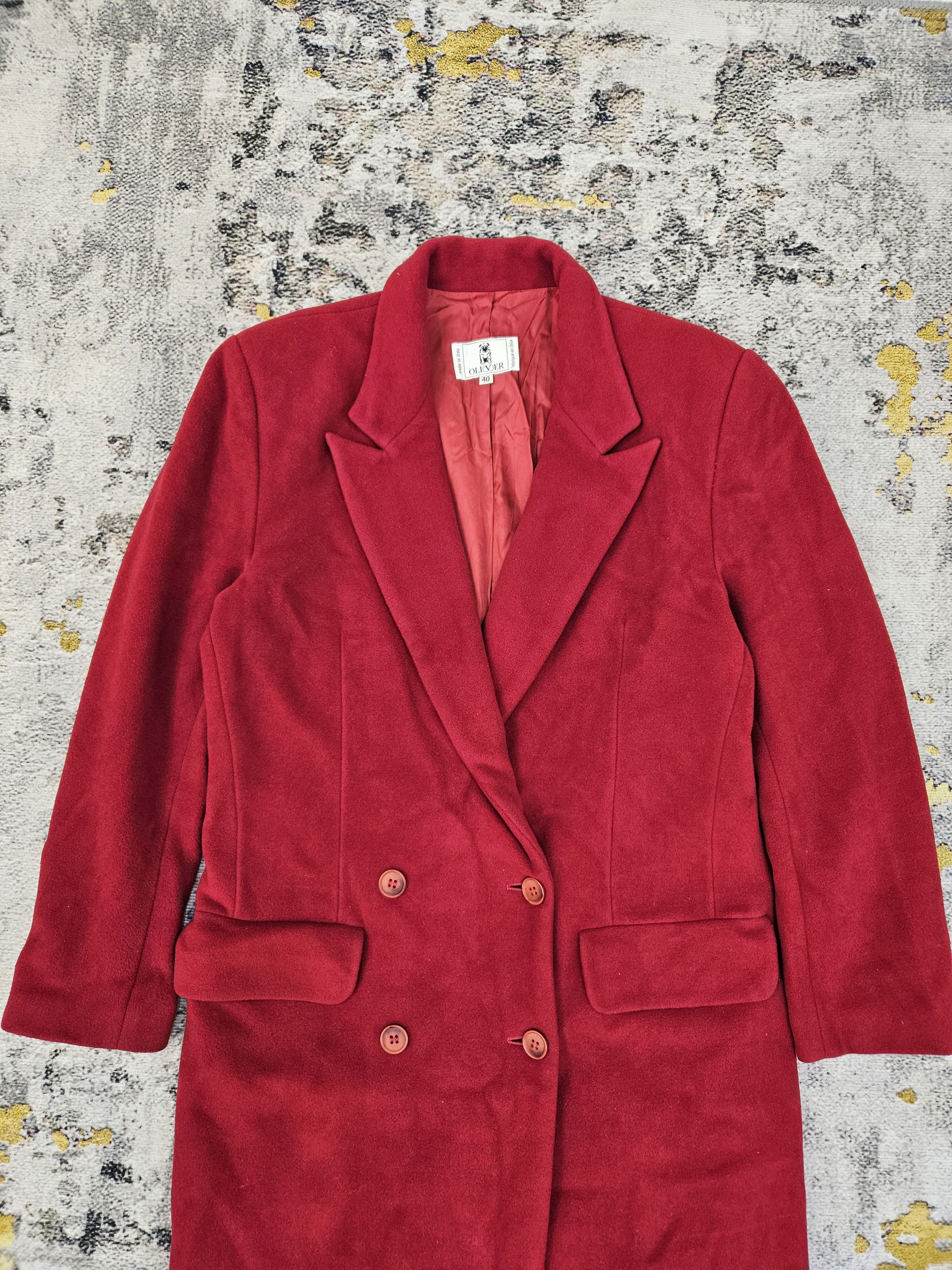 Valentino Oliver Valentino Made in Italy Long Wool Coat - Luxury Wear Size S / US 4 / IT 40 - 6 Thumbnail