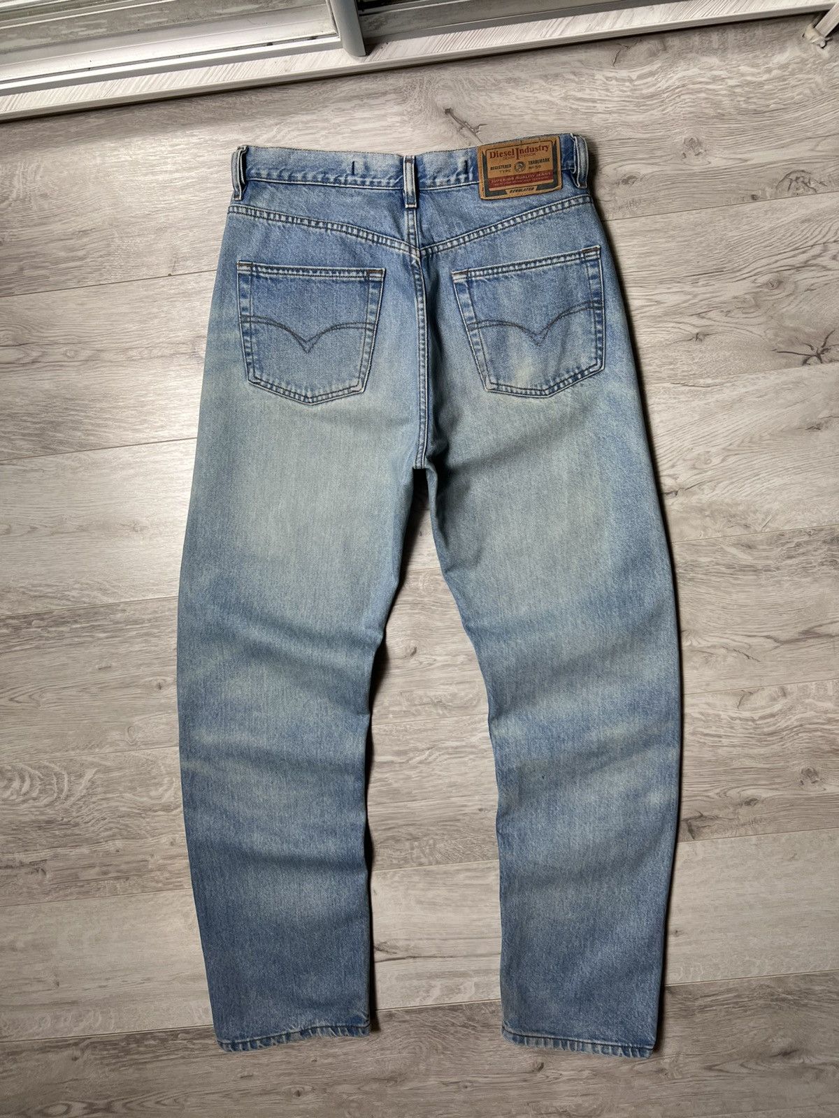 Diesel × Vintage Vintage Diesel Blue Straight Jeans / Denim Pants Size US 32 / EU 48 - 13 Thumbnail