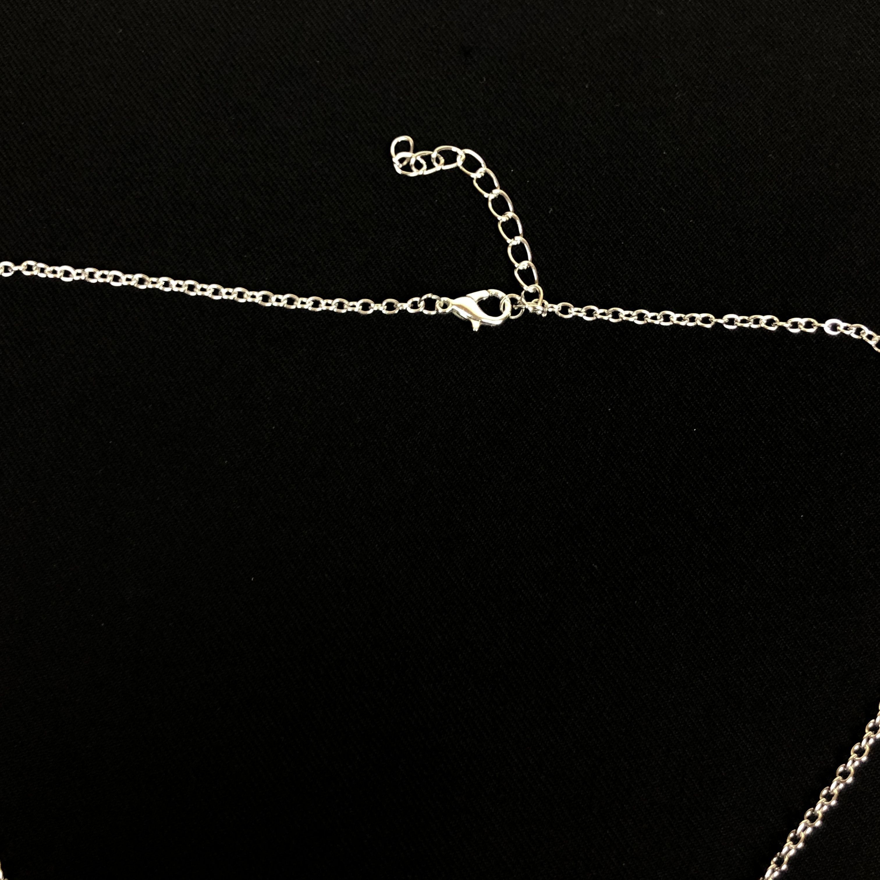 Jewelry Y2K Cross Necklace Punk Gothic Crystal Chain Size ONE SIZE - 5 Thumbnail