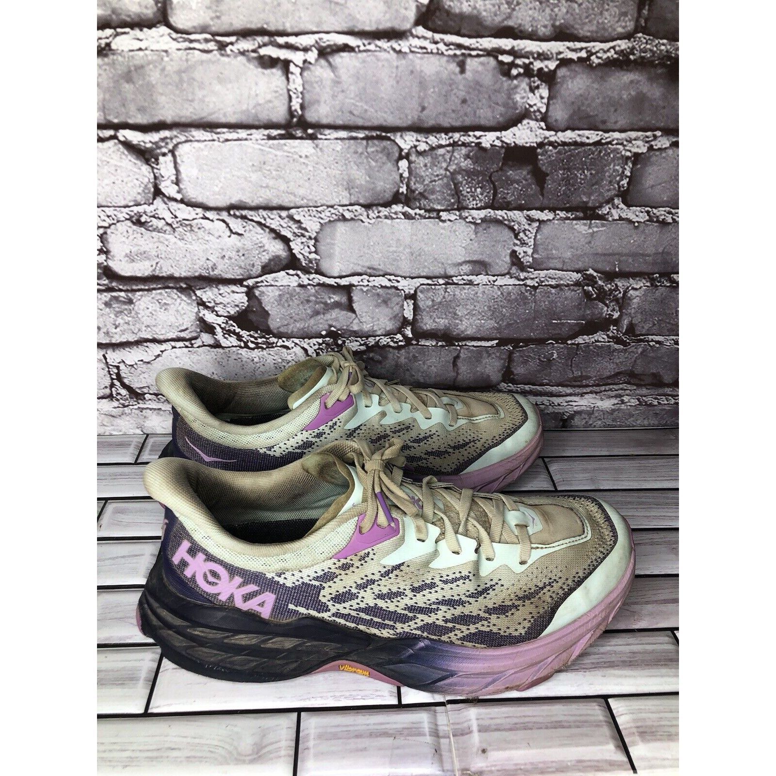 Hoka Hoka One One Speedgoat 5 Sunlit Ocean Lace Running Purple Vi Size US 9.5 / IT 39.5 - 7 Thumbnail