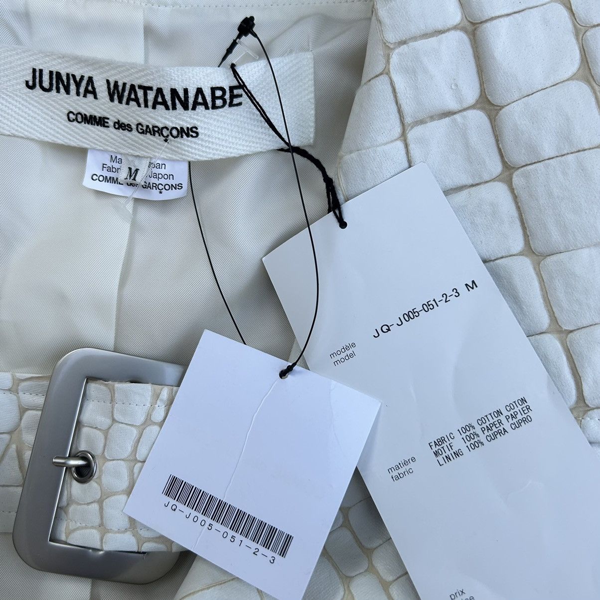 Comme des Garcons × Junya Watanabe Junya watanabe comme crocodile printed biker jacket Size US M / EU 48-50 / 2 - 5 Thumbnail