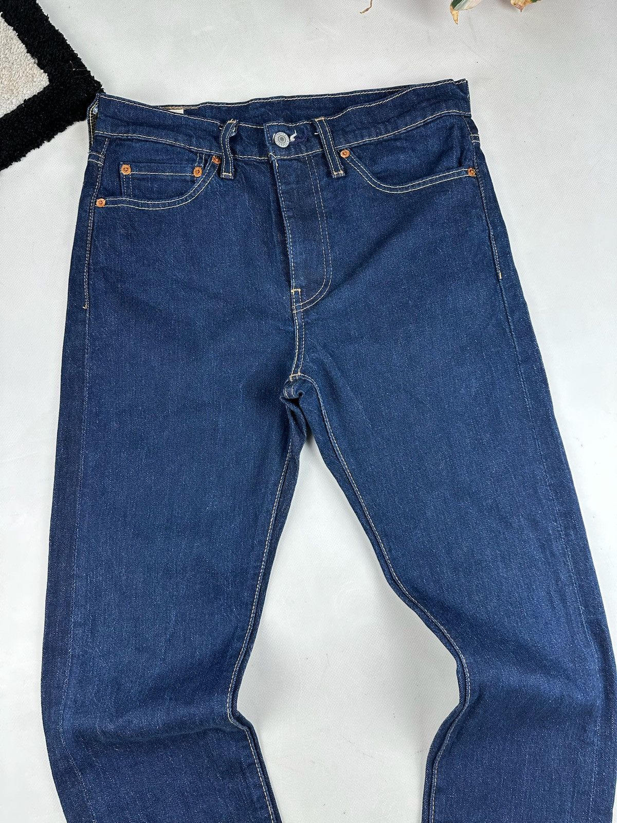 Levi's Vintage Clothing × Vintage Vintage Levi Big E Dark Denim Lot 510 Jeans premium Size US 31 - 4 Thumbnail