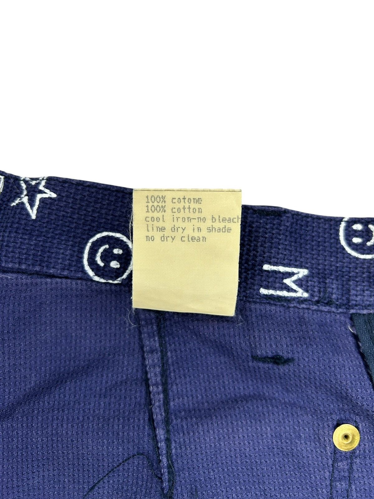 Moschino 90s Monogram Trousers Size 27" / US 4 / IT 40 - 3 Thumbnail