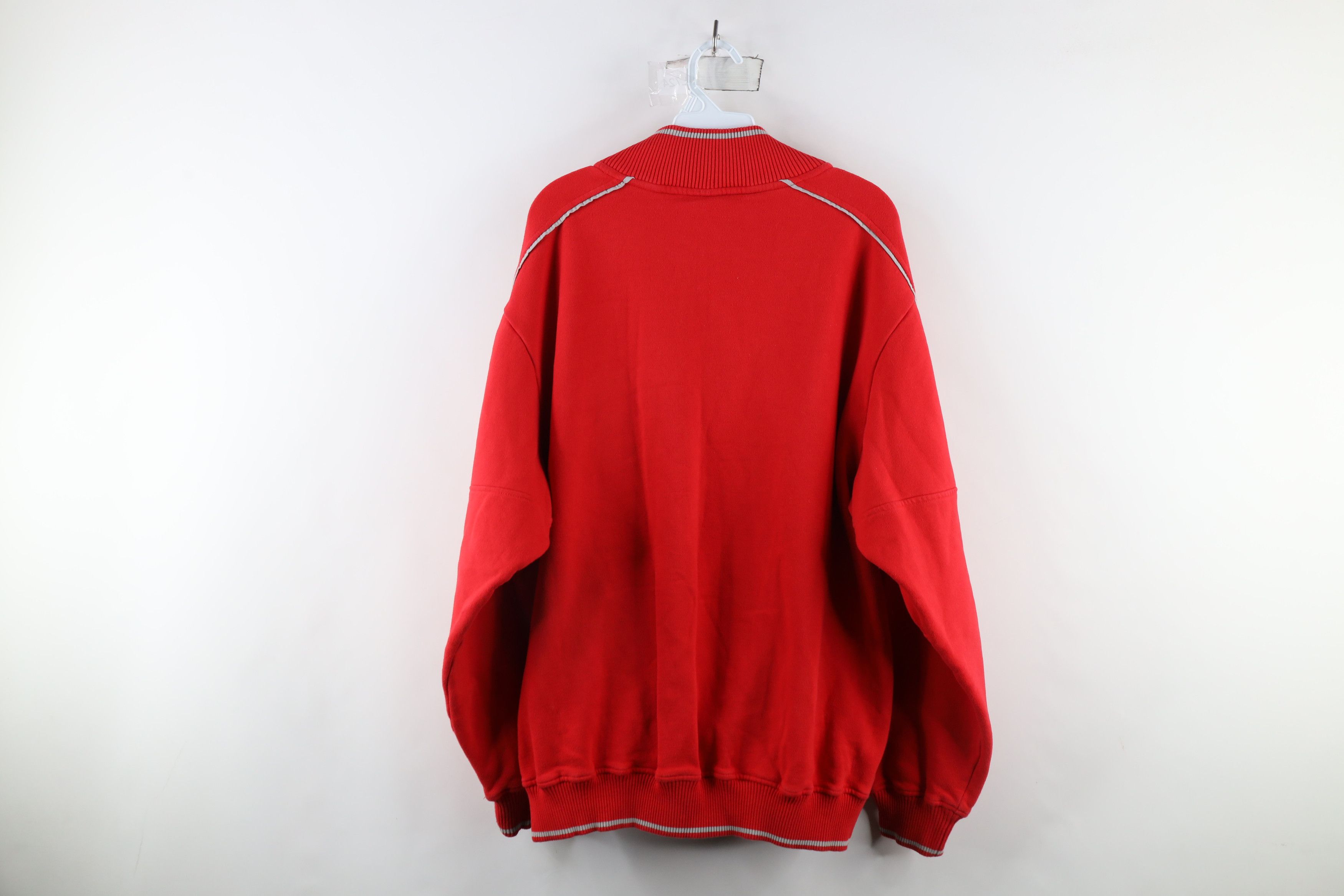 Nike × Vintage Vintage Nike Swoosh Ohio State University Sweatshirt Red Size US XL / EU 56 / 4 - 16 Thumbnail
