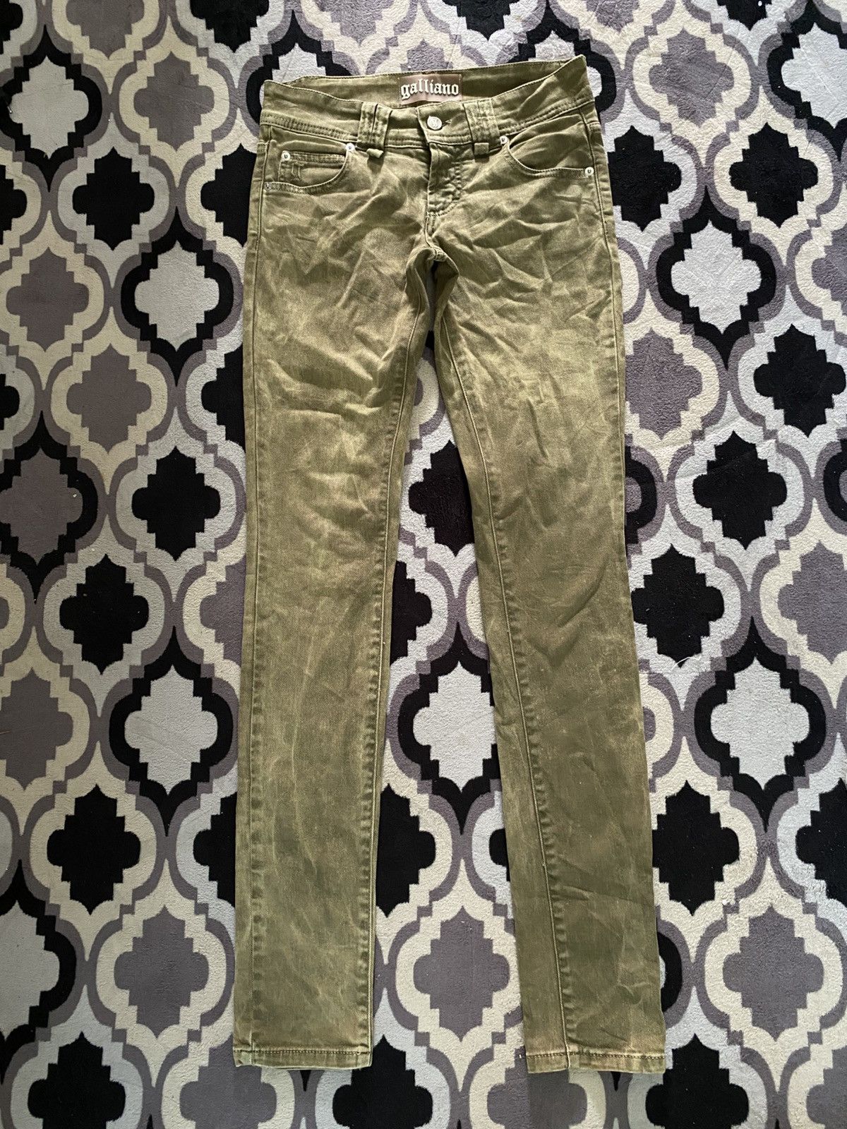 John Galliano John galliano washed denim jeans Size US 28 / EU 44 - 1 Thumbnail