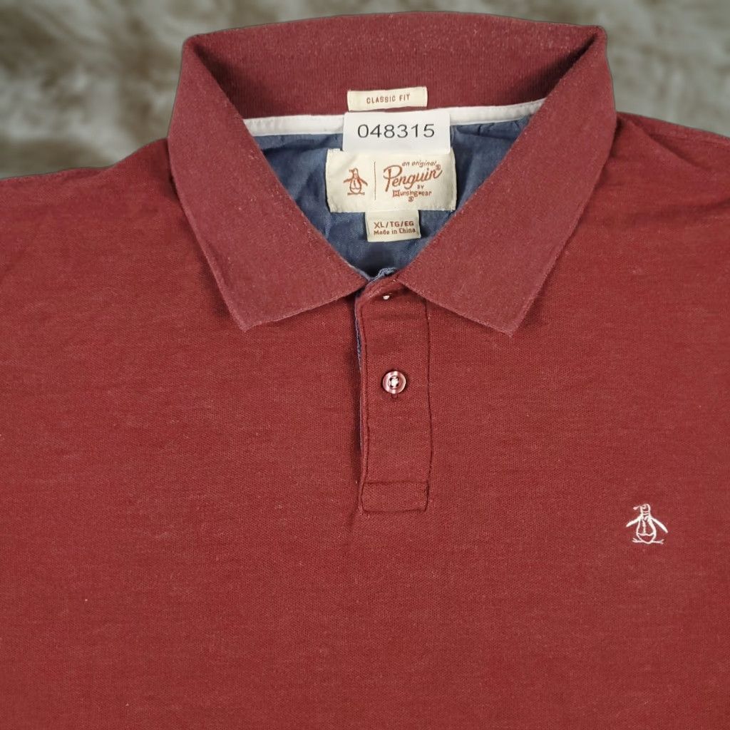 Original Penguin VINTAGE Penguin Polo Shirt Mens XL Red Casual Short Sleeve Adult XL Red Original Penguin Polo Shirt Mens XL Red Casual 90s Preppy Sports Mens Size US XL / EU 56 / 4 - 1 Thumbnail