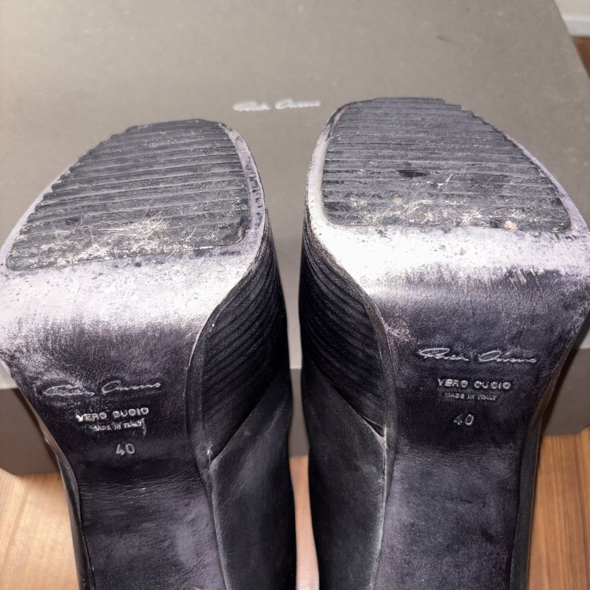 Rick Owens Rick Owens "FW19 Larry" Kiss Boots Size US 10 / IT 40 - 18 Thumbnail