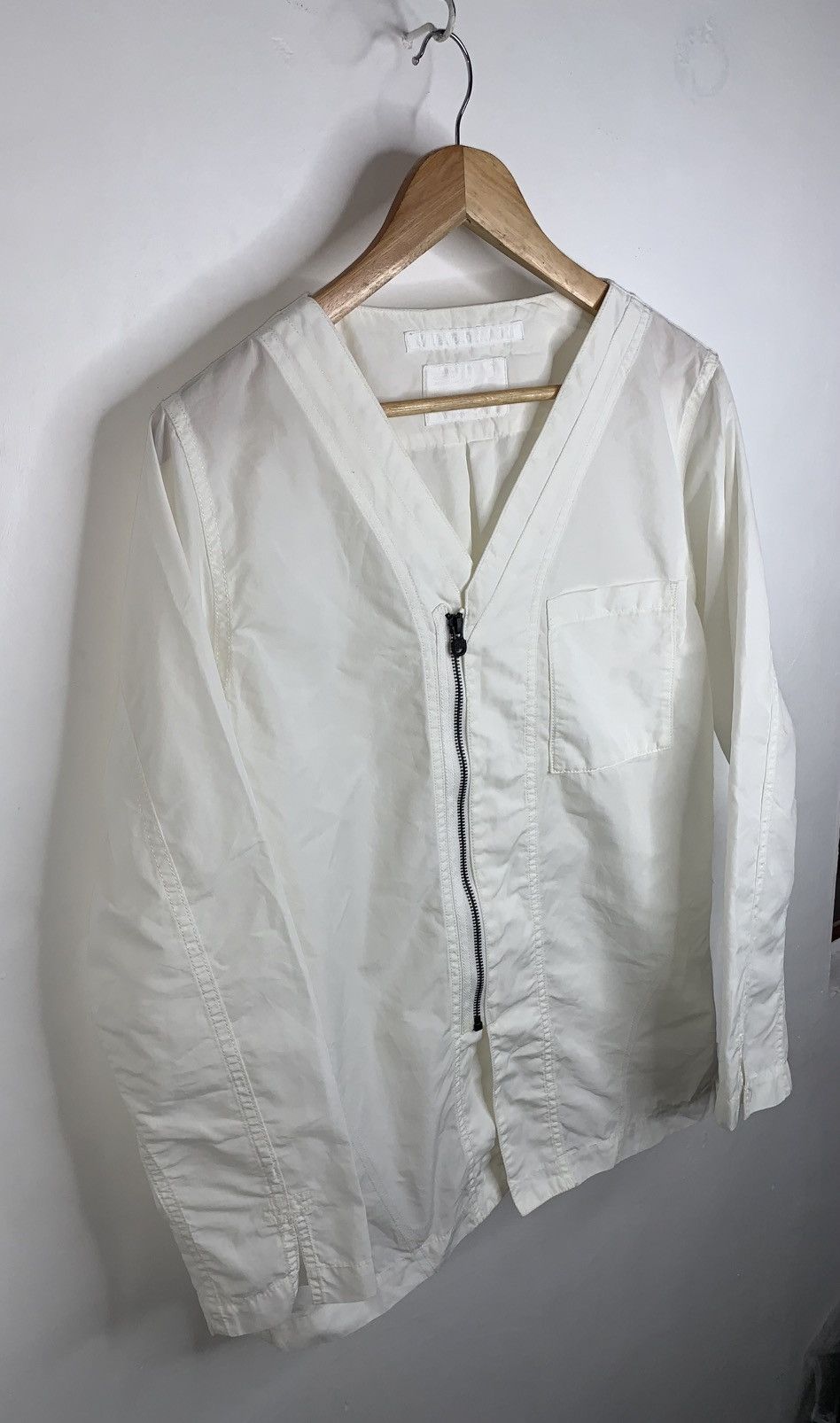 White Mountaineering White Mountaineering Zip Up Shirt Size US XS / EU 42 / 0 - 3 Thumbnail