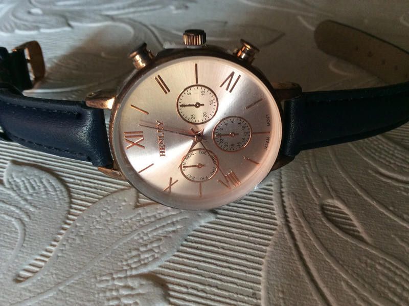 Other henley rose gold dial black leather strap watch Size ONE SIZE - 4 Thumbnail