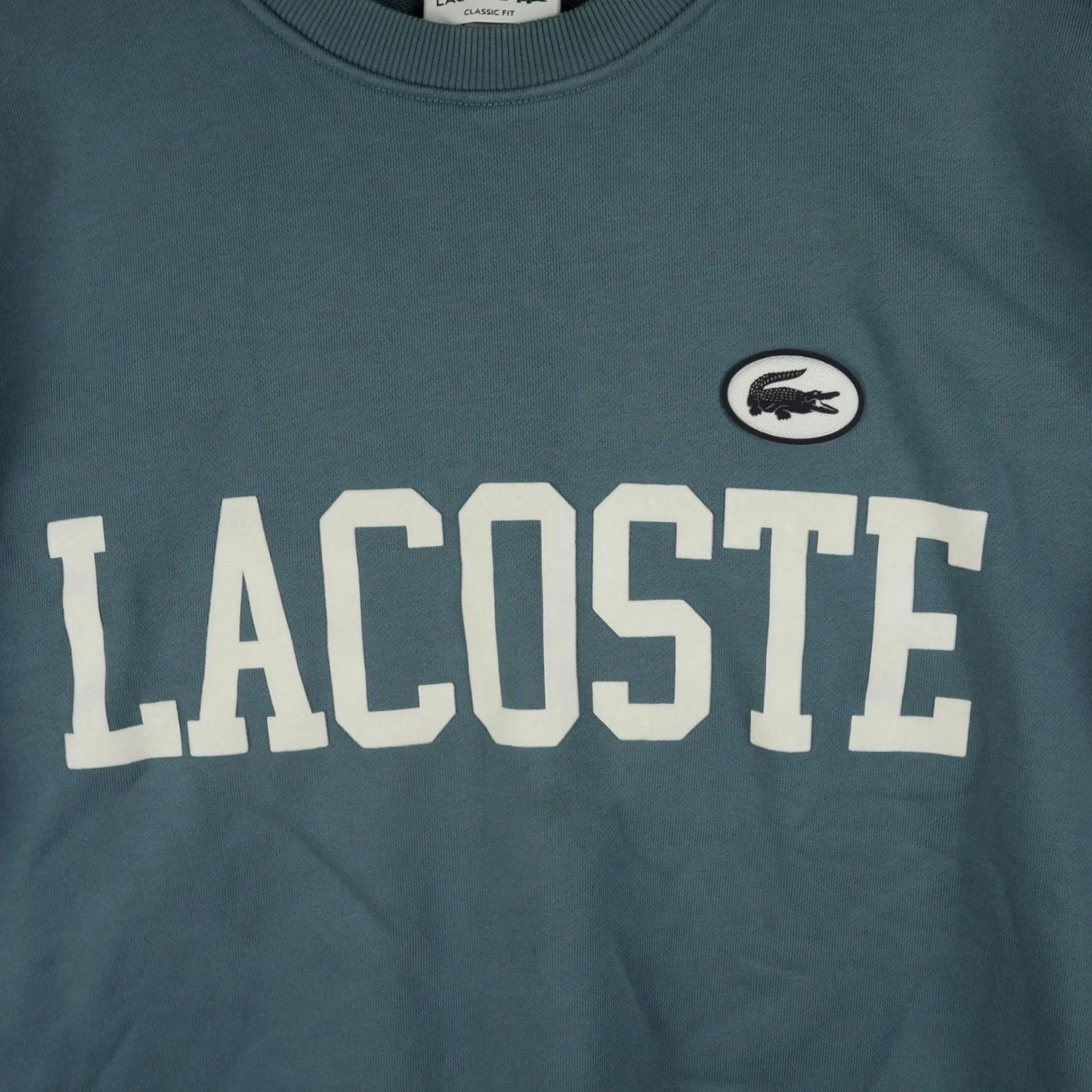 Lacoste Lacoste Sweatshirt Mens XL Blue Crewneck Pullover Big Logo Classic Fit Fleece Size US XL / EU 56 / 4 - 7 Thumbnail
