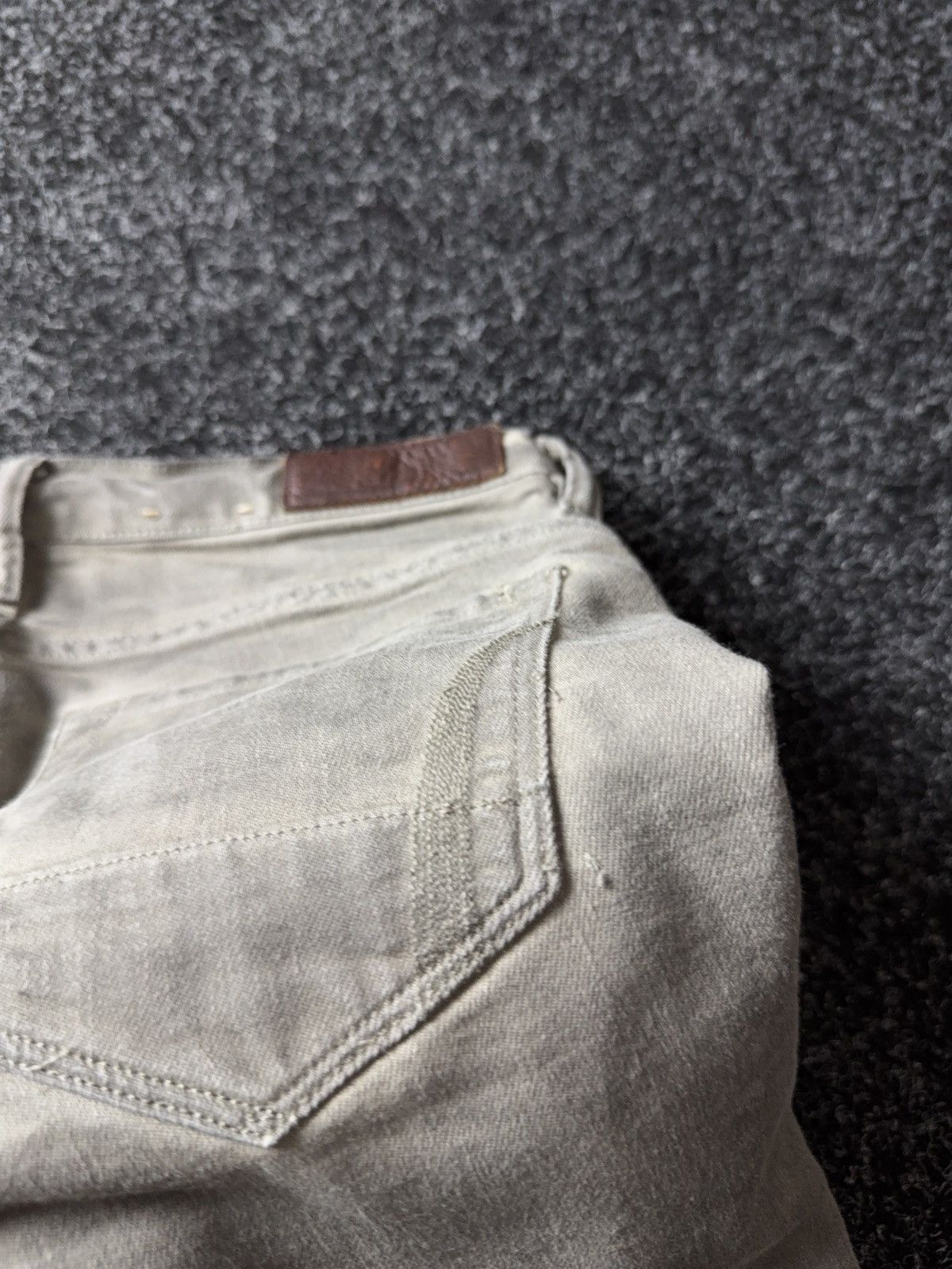 Allsaints AllSaints Grey Slim Jeans Rick style Minimal Stretch Denim Size 27" / US 4 / IT 40 - 20 Thumbnail