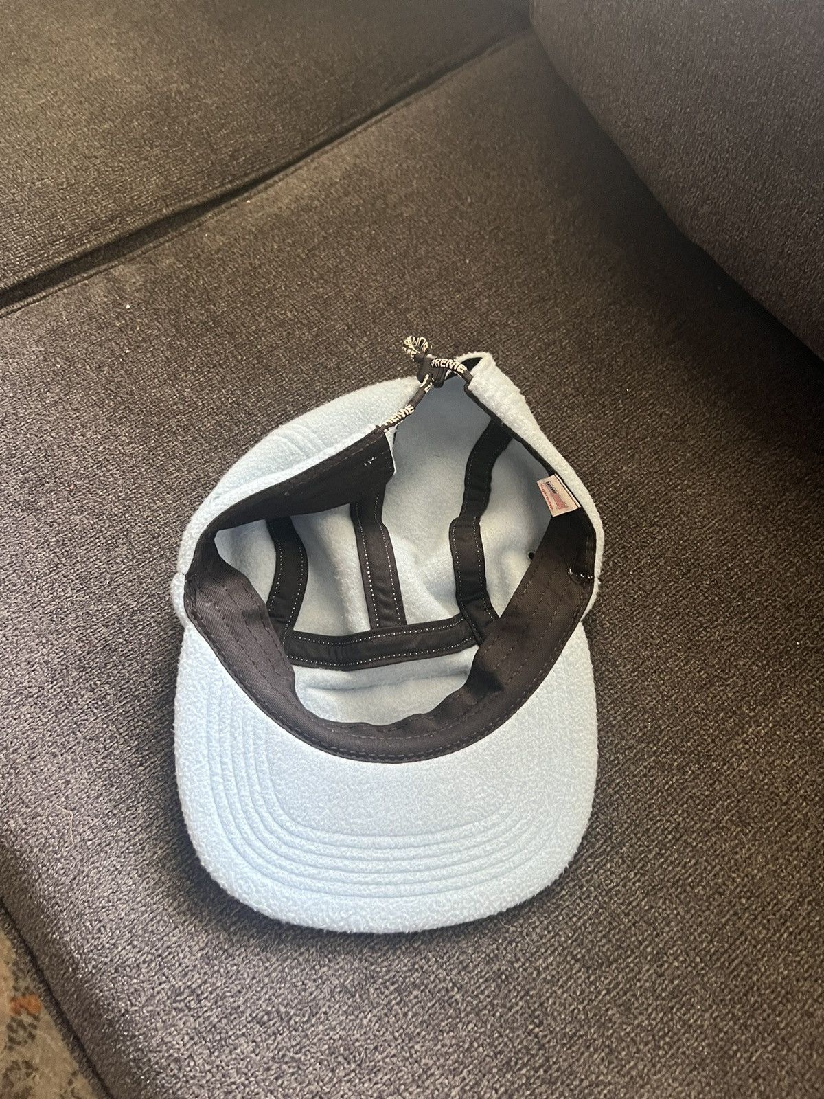Supreme Supreme Sky Blue Fleece 5 Panel Hat Size ONE SIZE - 5 Thumbnail