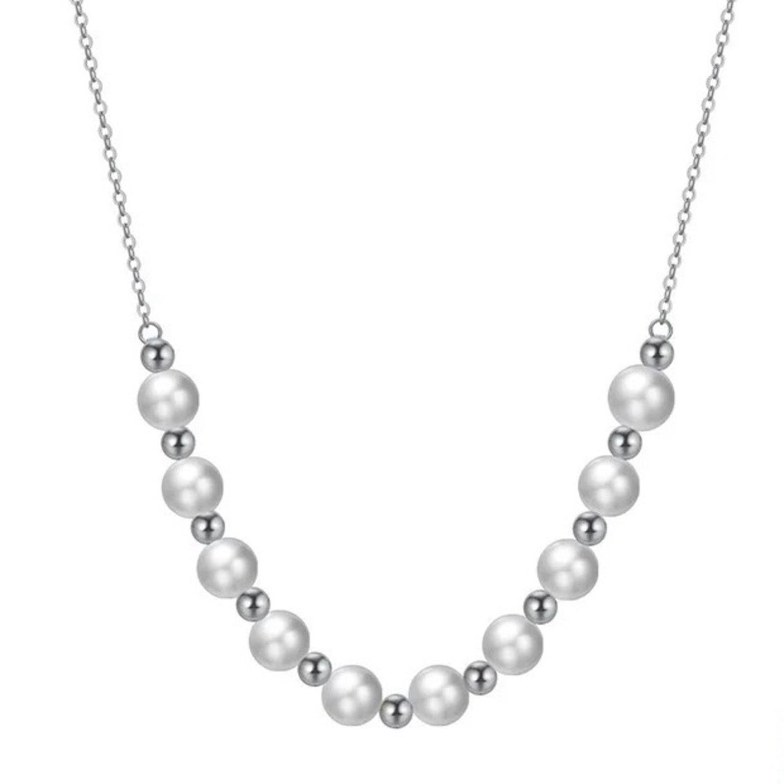 Other NEW .925 Sterling Silver Pearl Beaded Necklace - $109 Size ONE SIZE - 1 Thumbnail