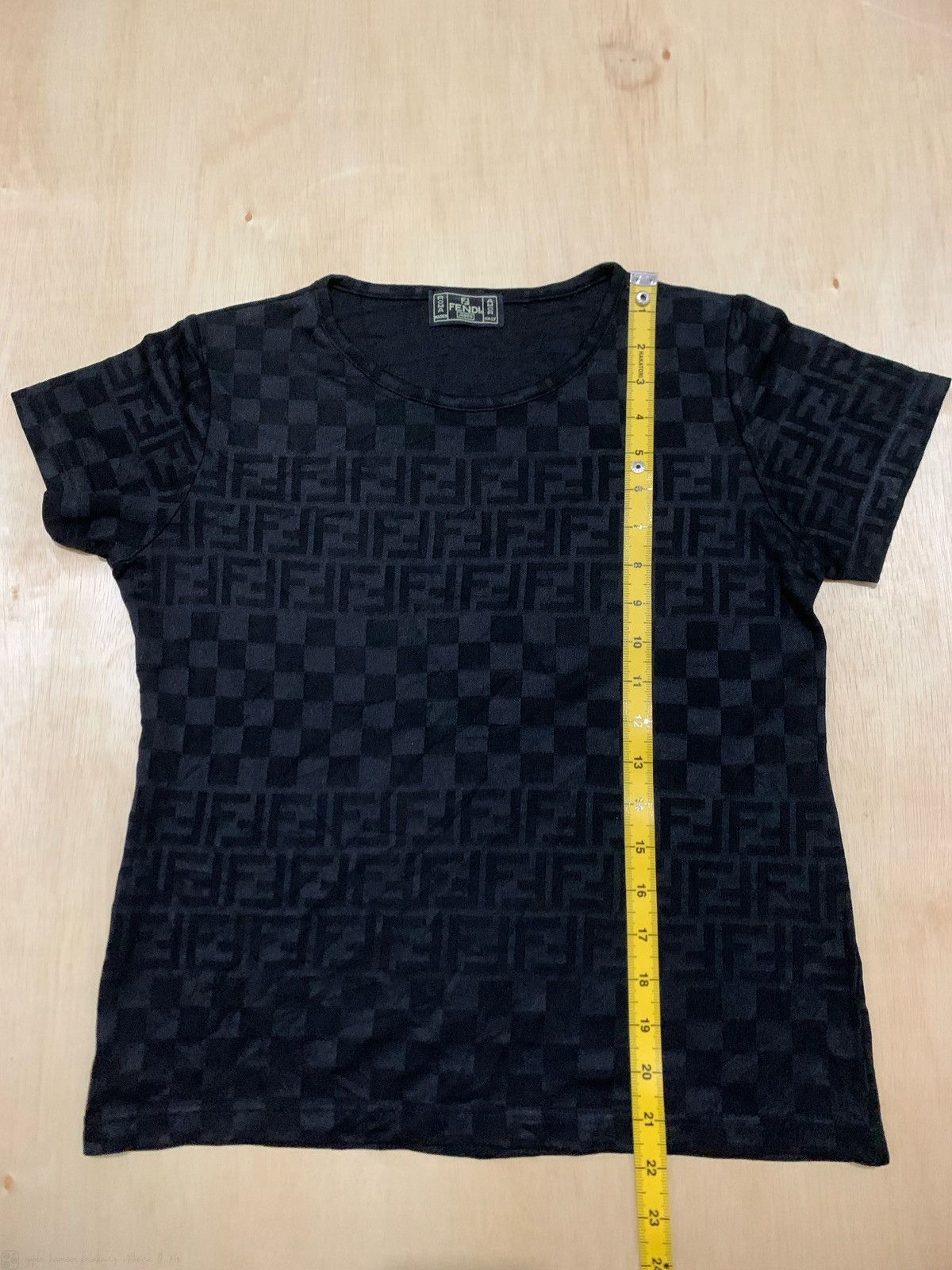 Fendi × Vintage Vintage Fendi Monogram Tshirt Size M / US 6-8 / IT 42-44 - 9 Thumbnail