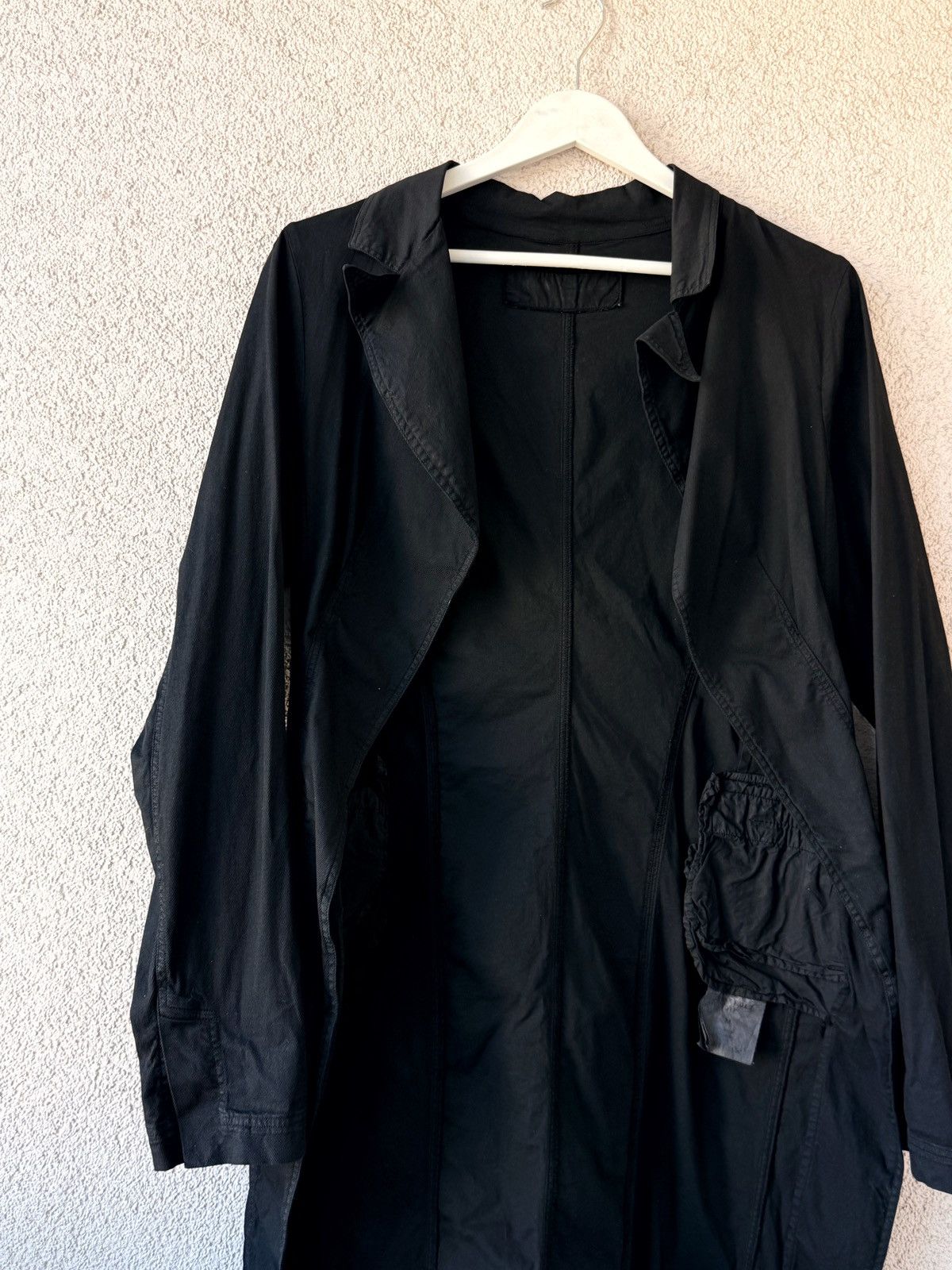 Rundholz Rundholz Womens Light Total Black Coat Elastic Cotton Size M Size M / US 6-8 / IT 42-44 - 2 Thumbnail