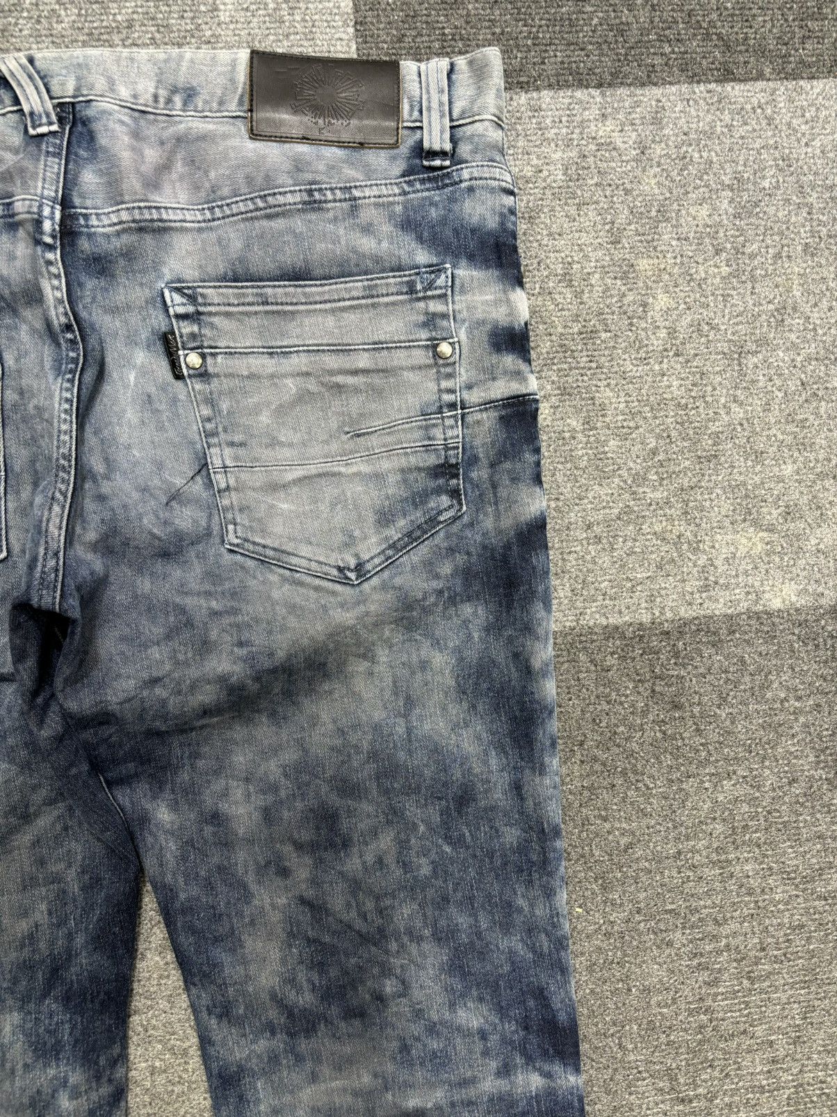 Japanese Brand 💥FLARE💥Insane Style Tornado Mart Japan Flare Denim F466 Size US 35 - 13 Thumbnail