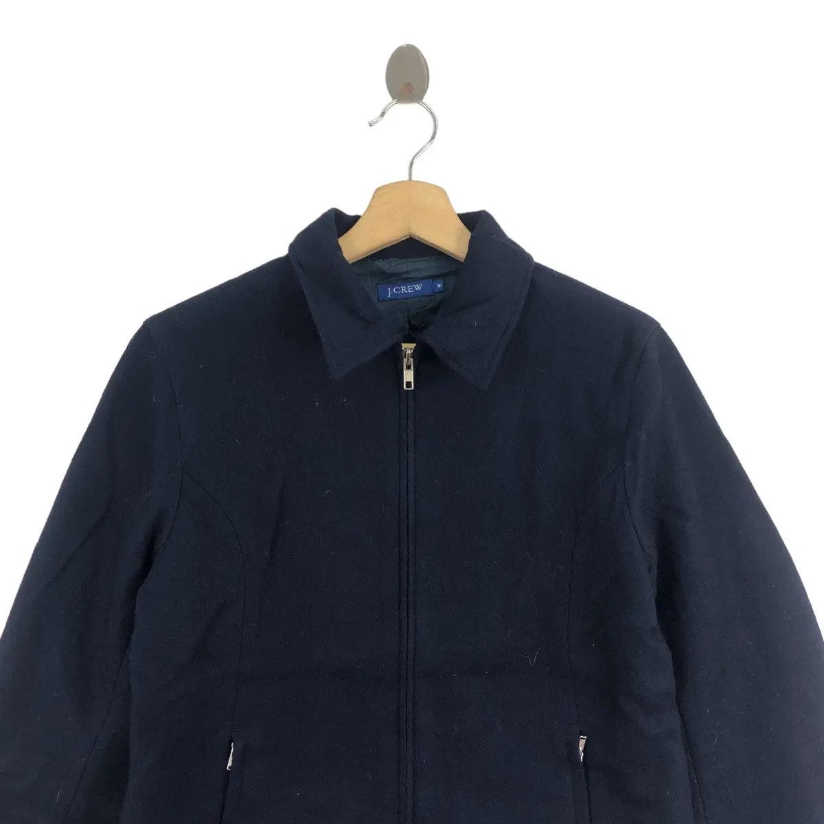 J.Crew Vtg J.CREW NEW YORK Minimalist Design Wool Jacket Size US M / EU 48-50 / 2 - 2 Thumbnail