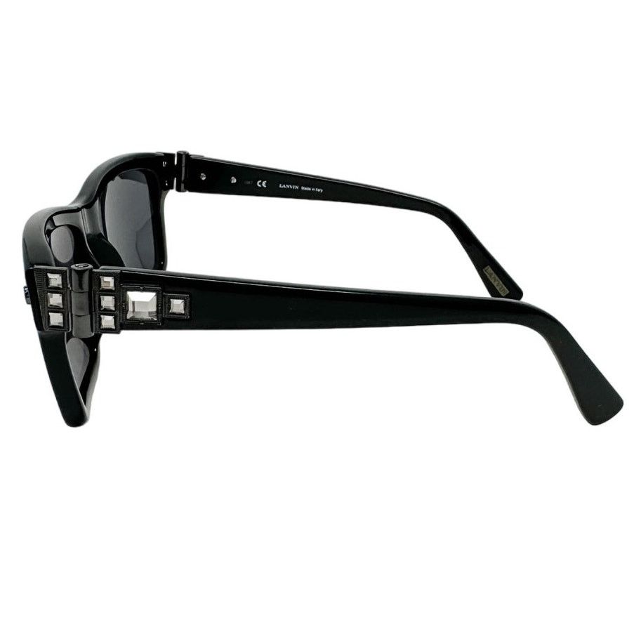 Lanvin Lanvin Square Jeweled Sunglasses w/ case black SNL 511S Size ONE SIZE - 9 Thumbnail
