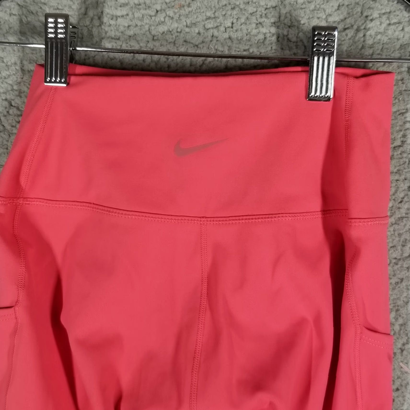 Nike Nike Leggings One Women’s Small Pink High-Waisted Pockets 7/8 FN3241-629 NEW 0 Size 32" / US 10 / IT 46 - 7 Thumbnail