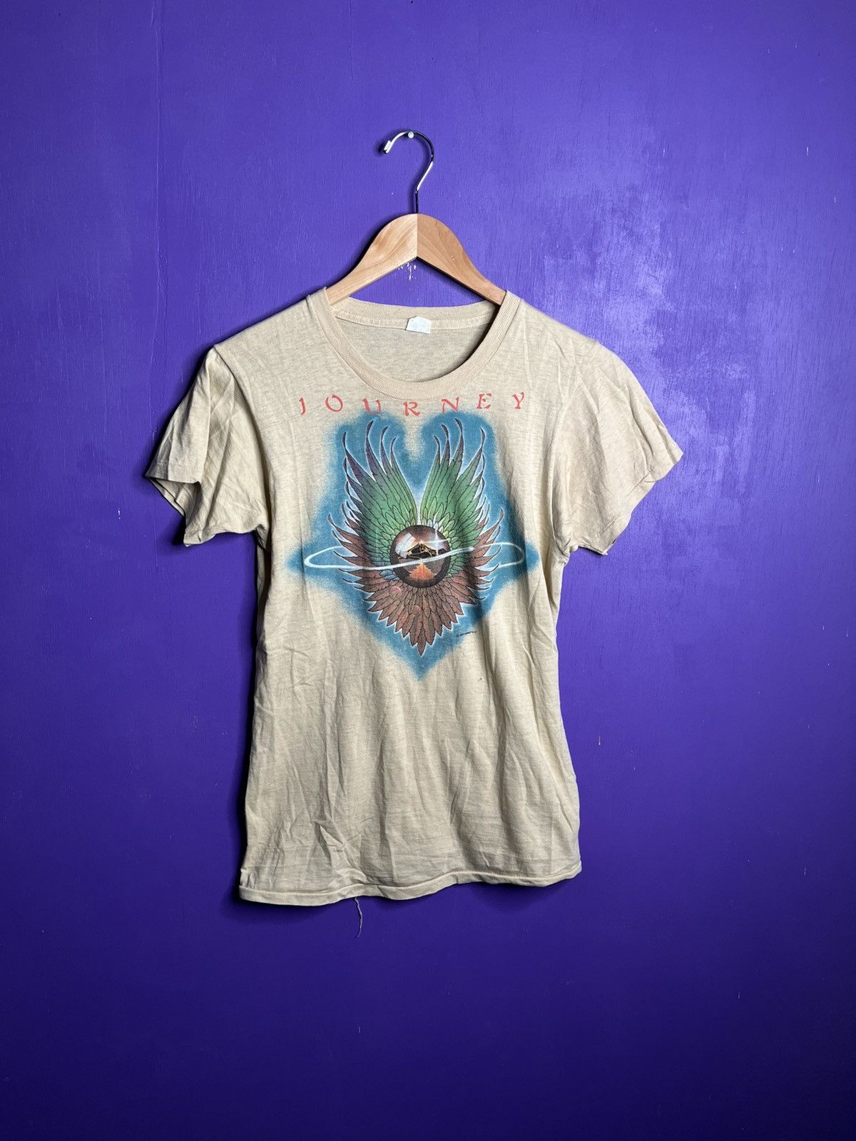 Band Tees × Vintage Vintage 1979 Journey evolution tour t-shirt Size US S / EU 44-46 / 1 - 1 Thumbnail