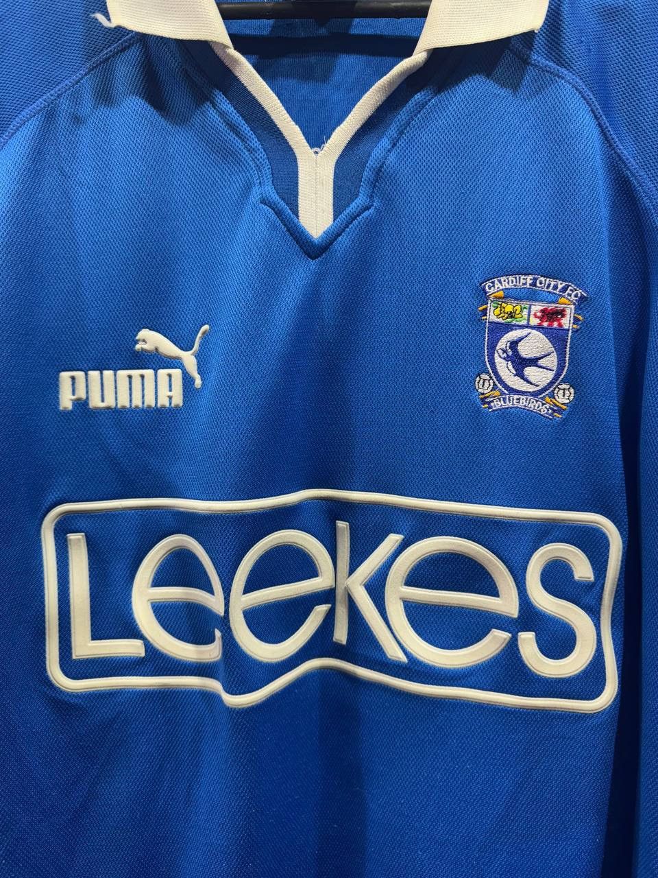 Puma CARDIFF CITY 2002-03 HOME FOOTBALL SHIRT SOCCER JERSEY PUMA Size US L / EU 52-54 / 3 - 5 Thumbnail