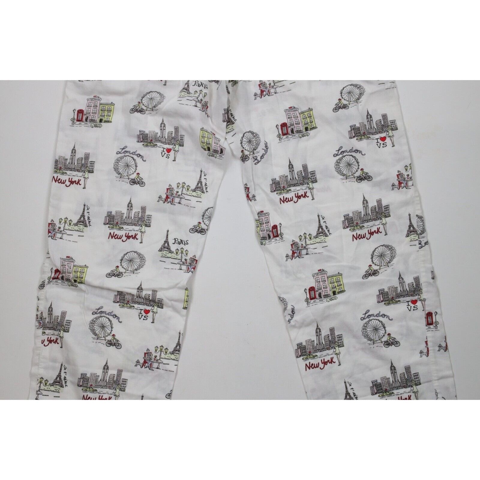 Victoria's Secret × Vintage Vintage Victorias Secret 2 Piece New York London Pajamas Size M / US 6-8 / IT 42-44 - 18 Thumbnail