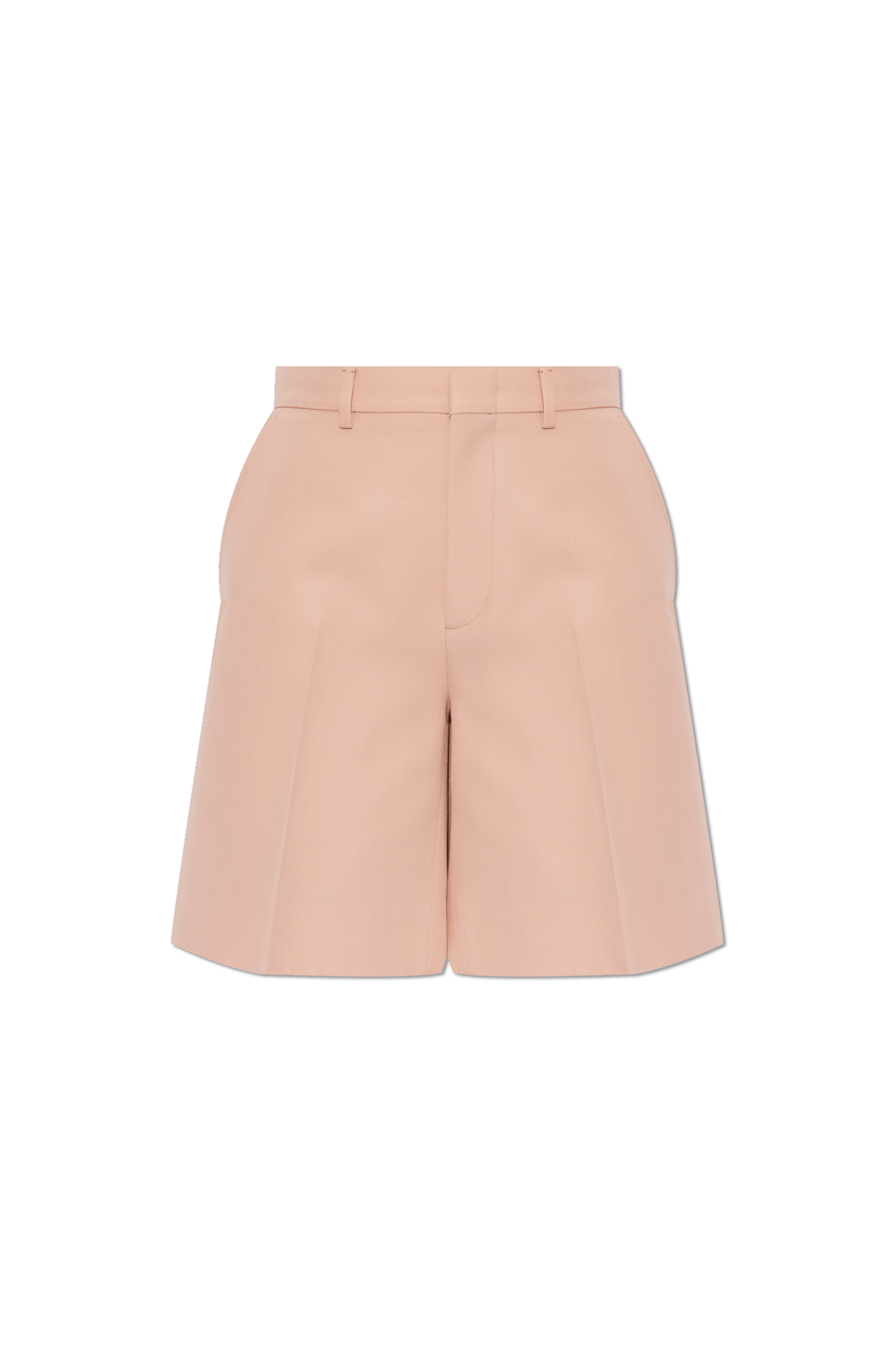Gucci o1la5ras0526 Wool Mohair Bermuda Shorts in Pink Size 27" / US 4 / IT 40 - 1 Thumbnail
