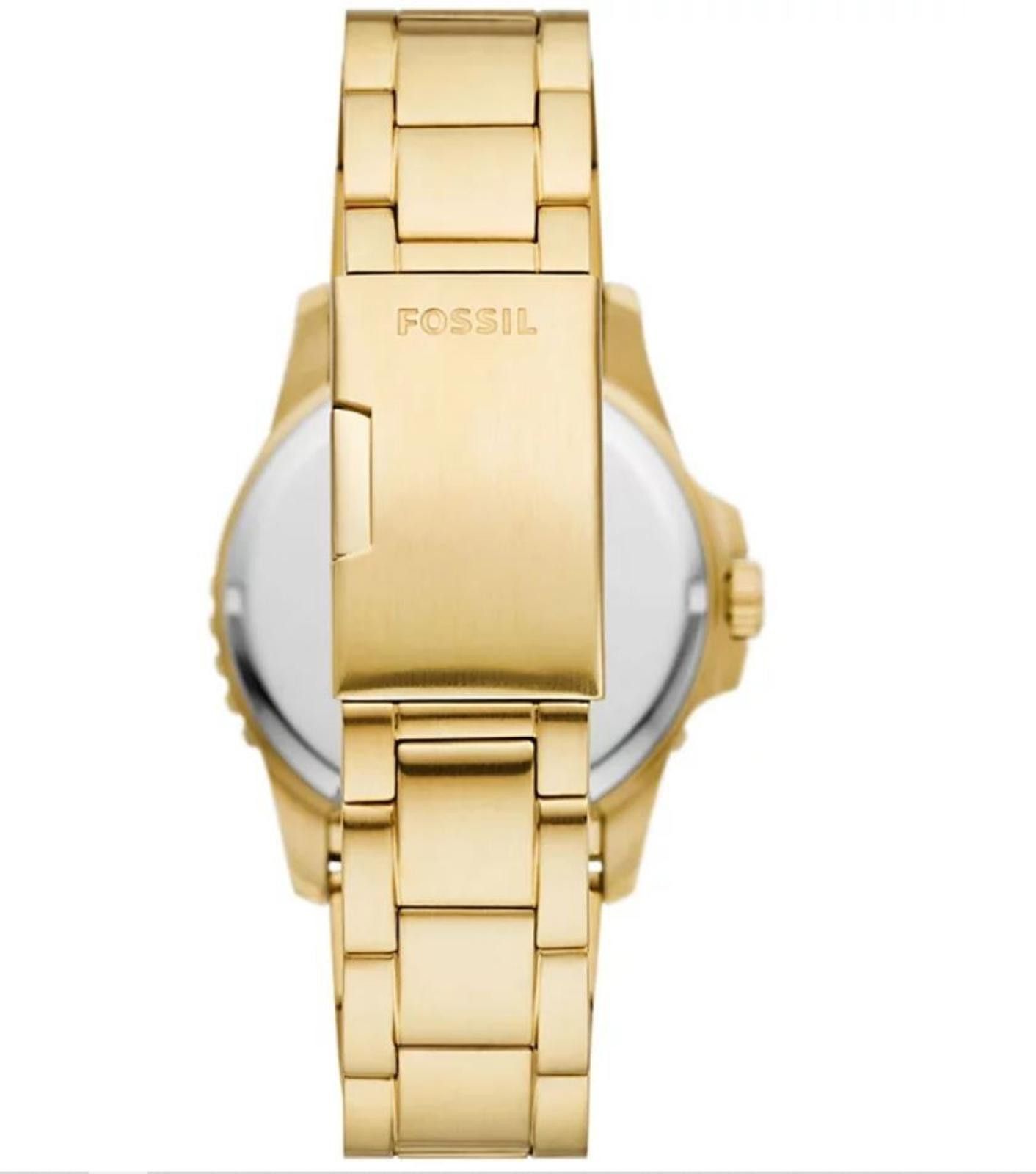 Fossil Fossil Men s Three-Hand Date Gold-Tone Stainless Steel Watch Size ONE SIZE - 3 Thumbnail