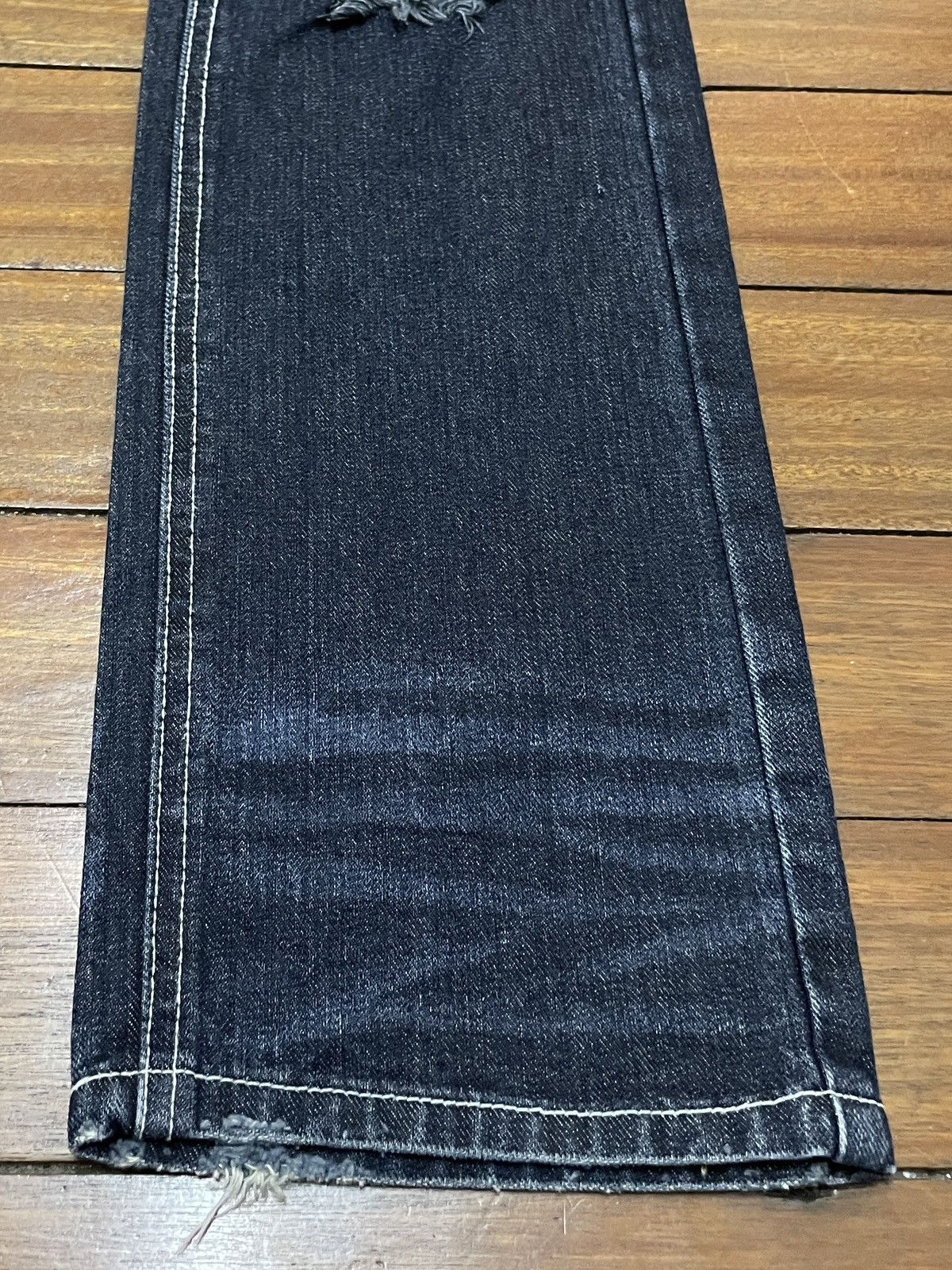 If Six Was Nine Very Rare Vintage Japanese Brand The Executive Jeans 1990s Size US 31 - 6 Thumbnail