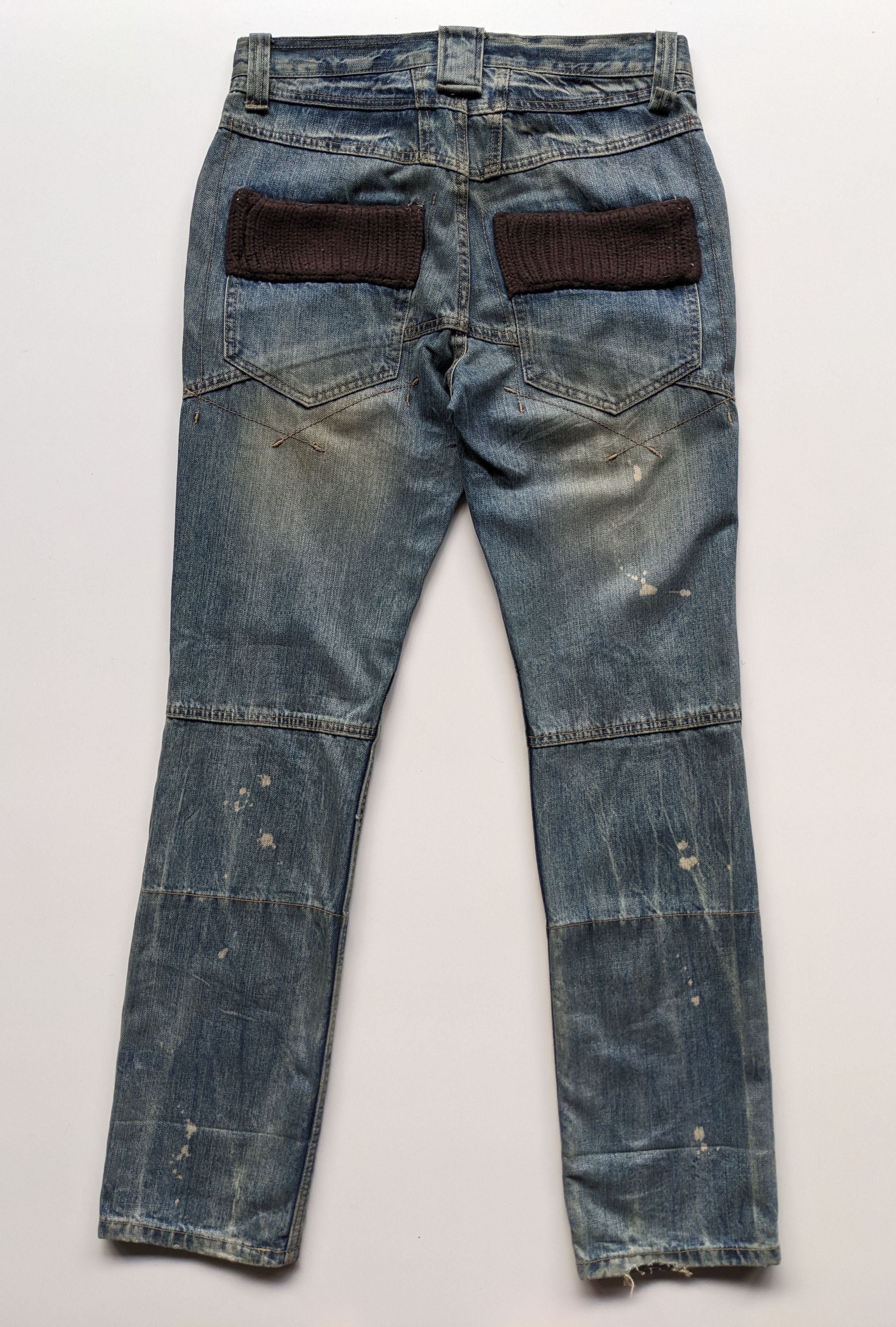 If Six Was Nine PPFM acidwash distressed jeans Size US 33 - 2 Thumbnail