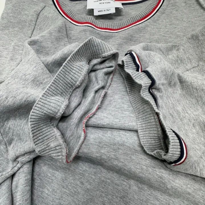 Thom Browne Gray Short Sleeve T-Shirt -2507