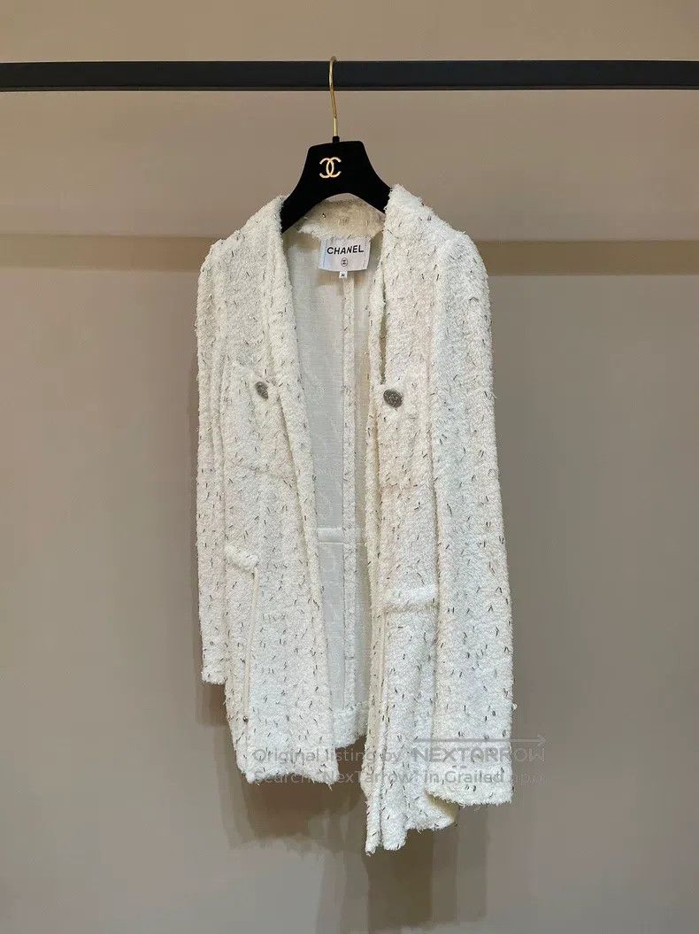 Chanel Chanel Spring and summer show beaded heavy industry white Size XS / US 0-2 / IT 36-38 - 5 Thumbnail