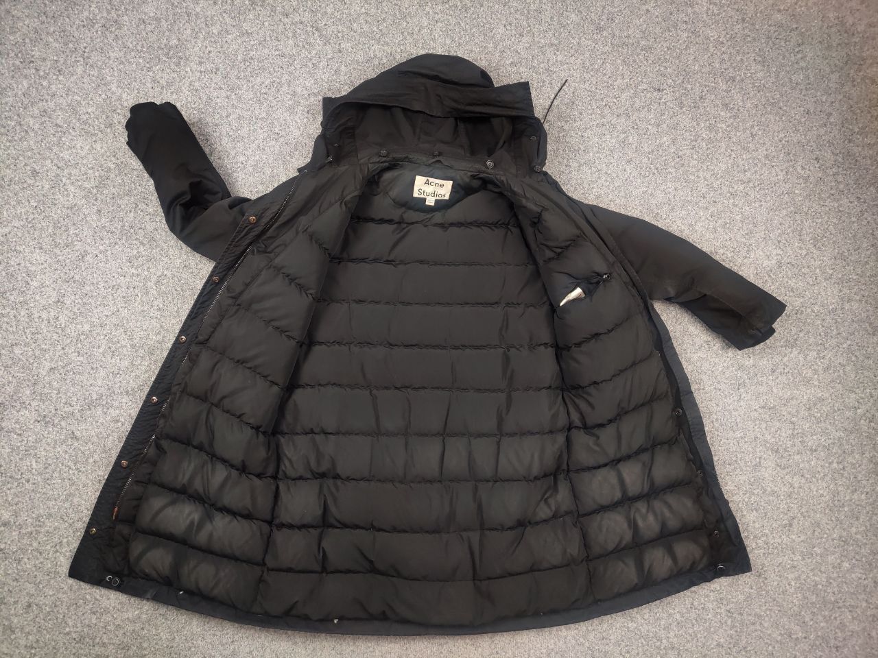 Acne Studios Acne Studios new powder Down Parka Hooded Zip Puffer Jacket Size S / US 4 / IT 40 - 18 Thumbnail