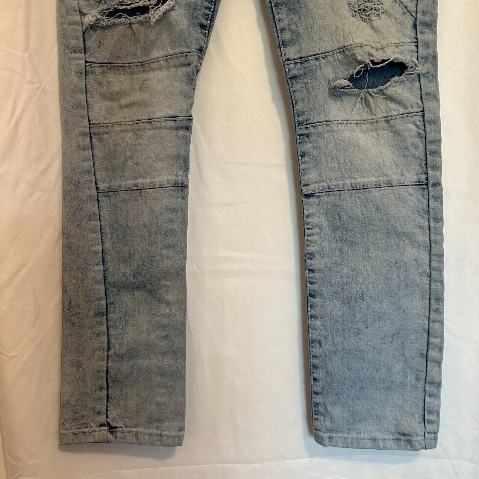 Southpole SOUTHPOLE Blue Sz14 Denim Jeans Distressed Streetwear Grunge Size 36" / US 14 / IT 50 - 2 Thumbnail