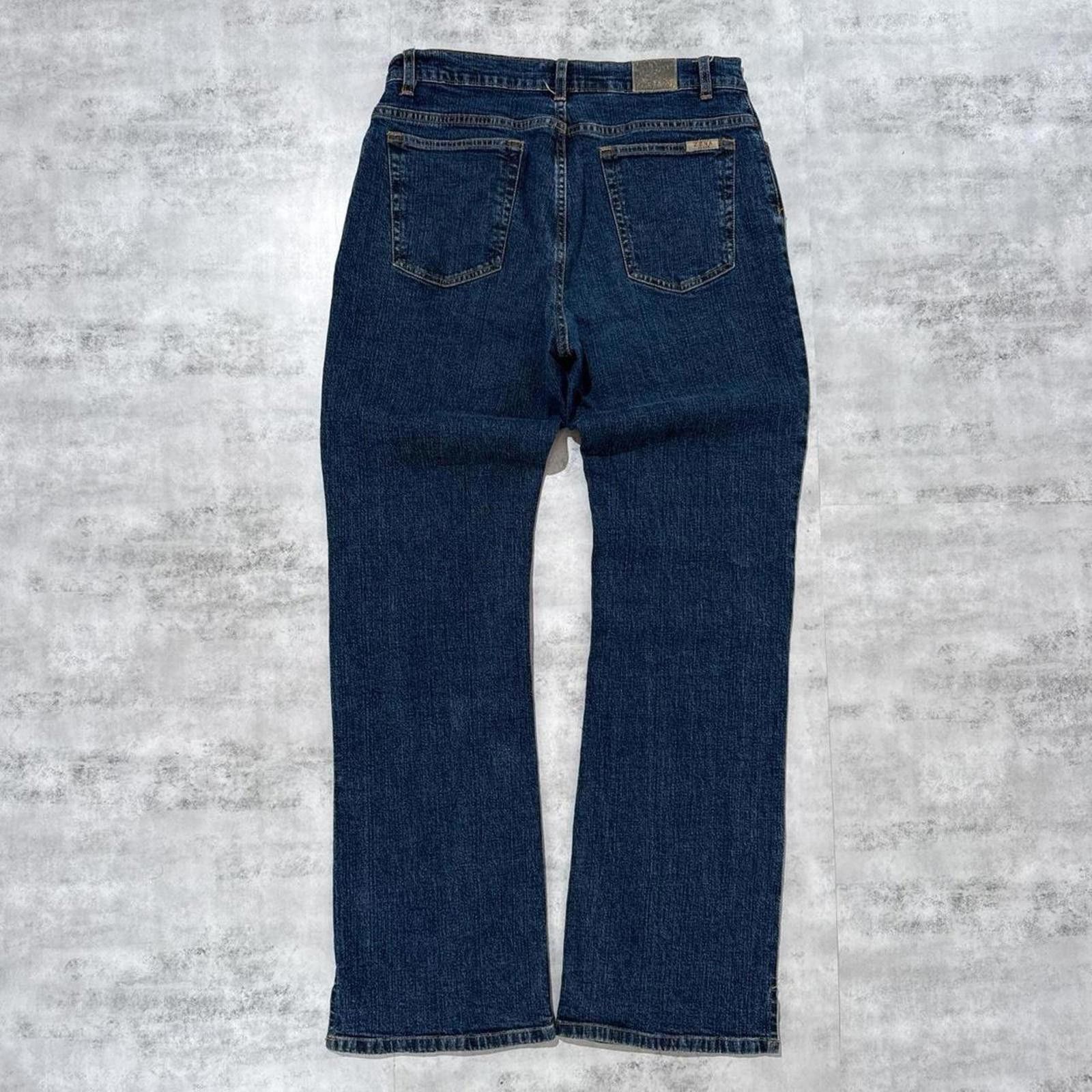 Other Y2K Zena Flared Denim Embroidered Jeans Size 30" / US 8 / IT 44 - 2 Thumbnail
