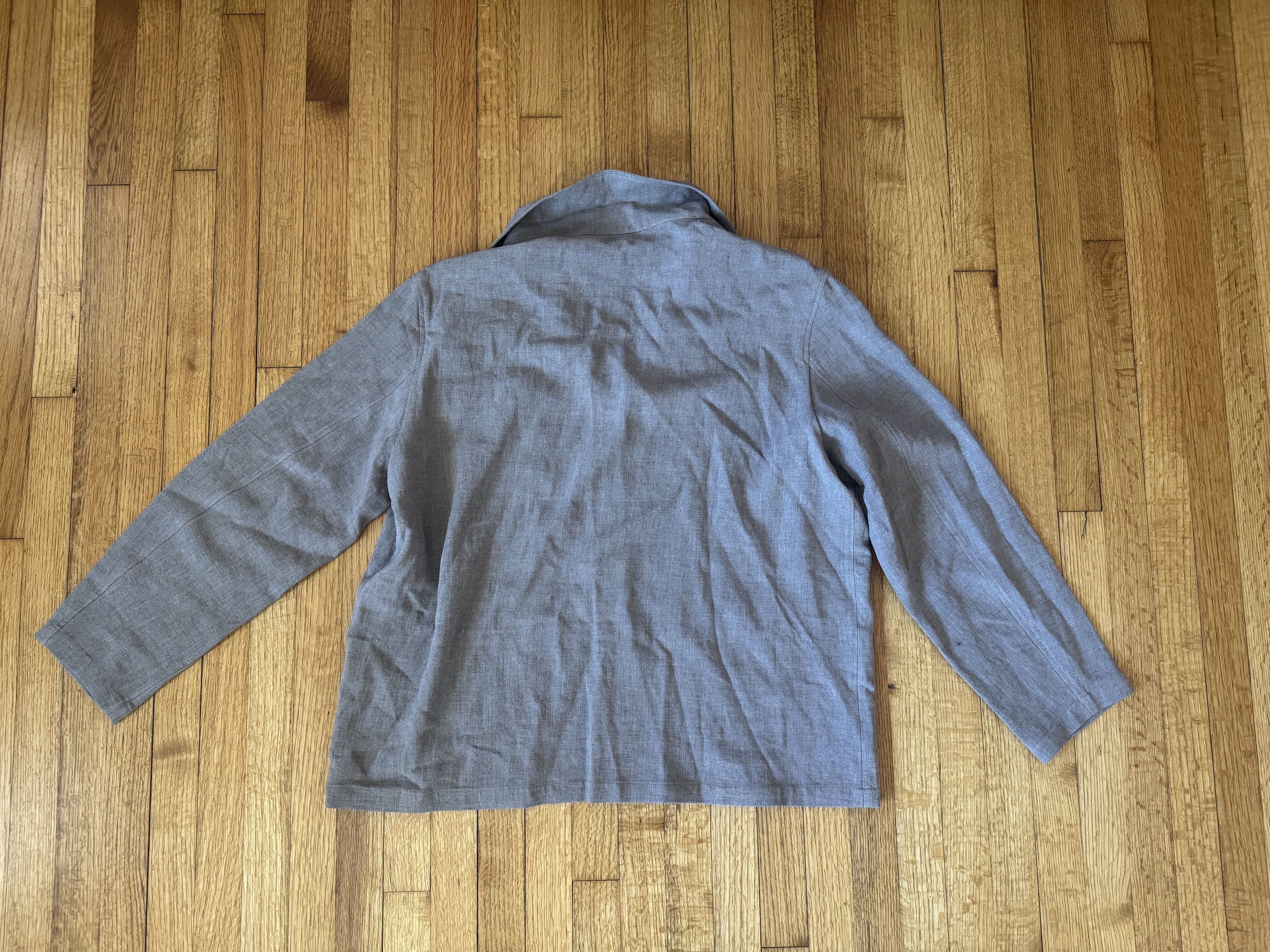 De Bonne Facture De Bonne Facture Grey Size 54 Linen/Wool Jacket Size US L / EU 52-54 / 3 - 2 Thumbnail