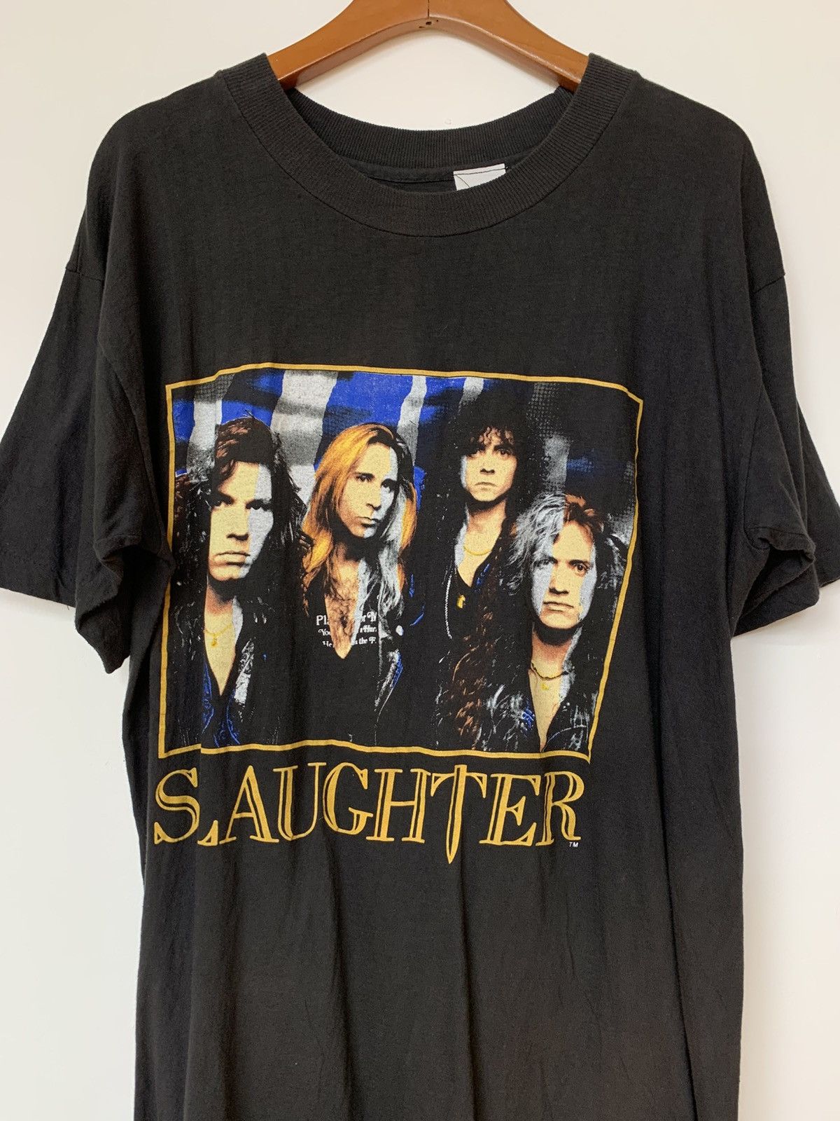 Vintage 1990 Tour SLAUGHTER “Stick It To Ya” Size US L / EU 52-54 / 3 - 3 Thumbnail
