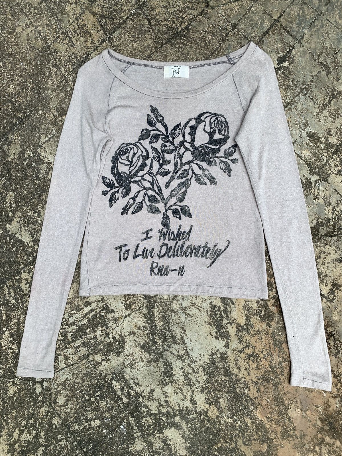 Seditionaries y2k RNA Slang Japan Flower Graphic Longsleeve Top Size M / US 6-8 / IT 42-44 - 1 Thumbnail