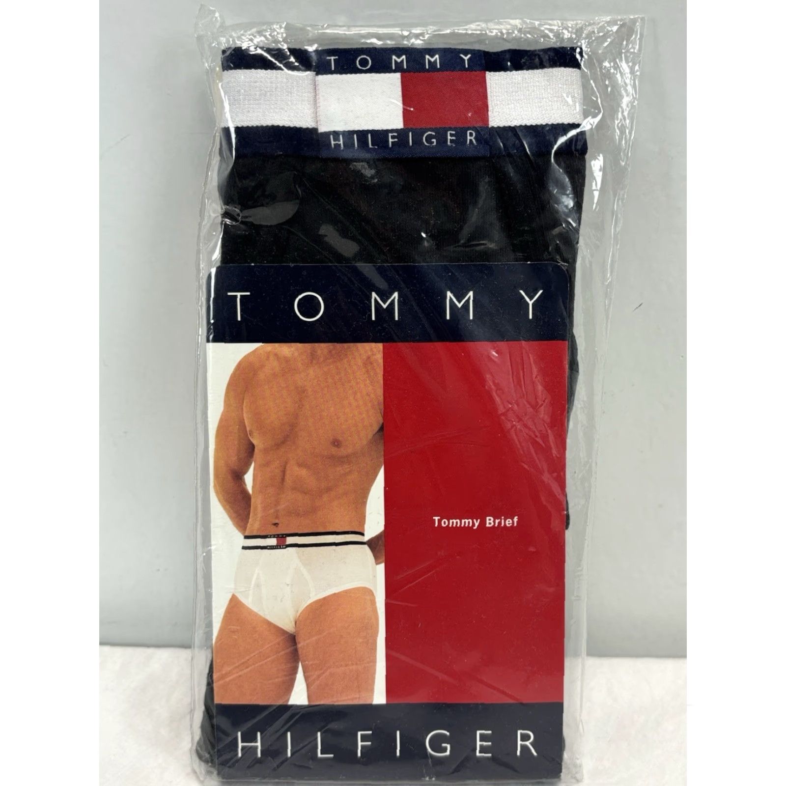 Tommy Hilfiger Tommy Hilfiger Underwear Mens XL Action Briefs Black Logo Tight Cotton Jersey Elastic Fly Front整 Size US 36 / EU 52 - 2 Thumbnail