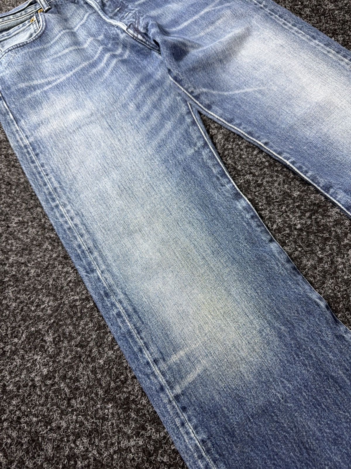 Levi's Levi’s 501 Straight Fit Western USA Cowboy Vibe Denim Jeans Size US 30 / EU 46 - 5 Thumbnail