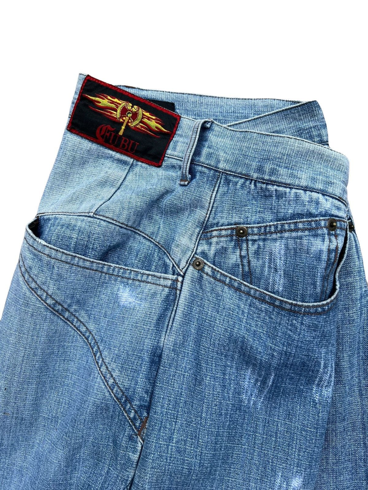 JNCO Vintage Y2k Fubu Baggy Denim Jeans 30x31 Size US 30 / EU 46 - 8 Thumbnail