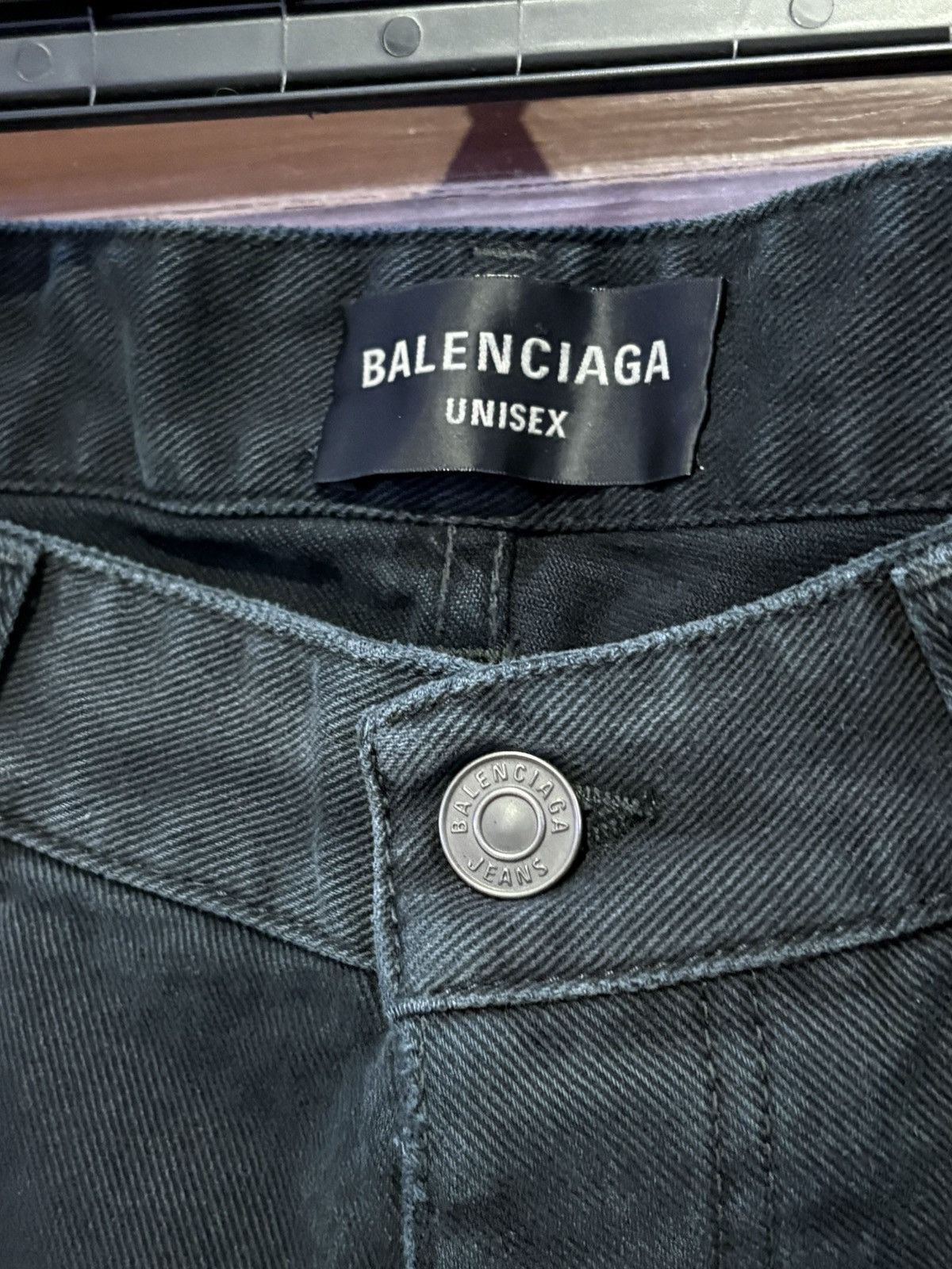 Balenciaga [S] Balenciaga SS24 Outline Baggy Jeans Size US 31 - 3 Thumbnail