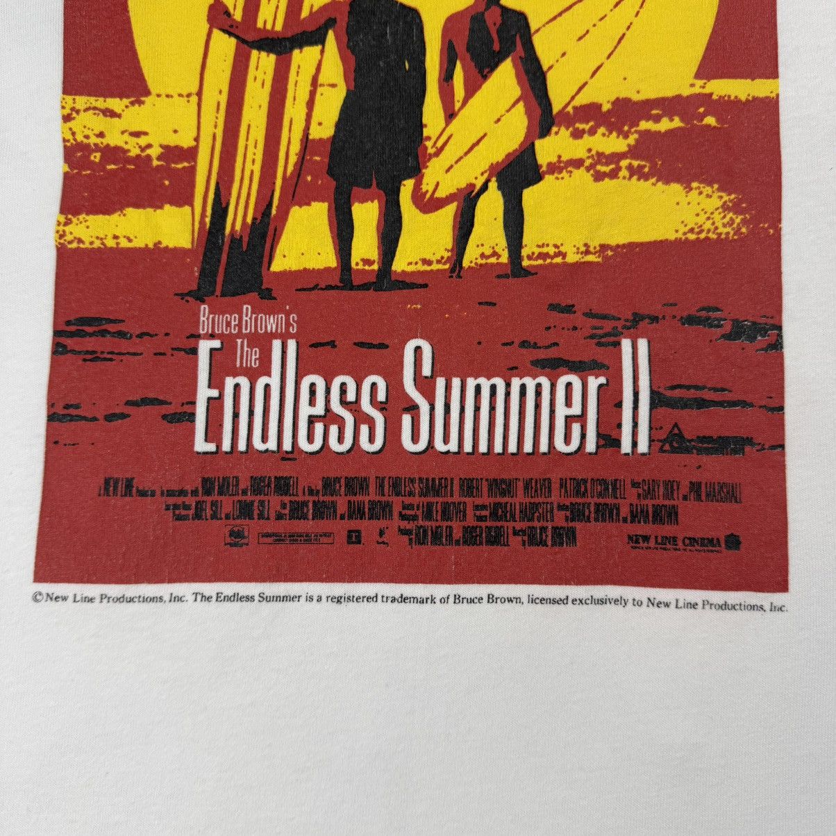 Vintage Vintage Bruce Brown The Endless Summer II Movie Promo Tee Size US L / EU 52-54 / 3 - 9 Thumbnail