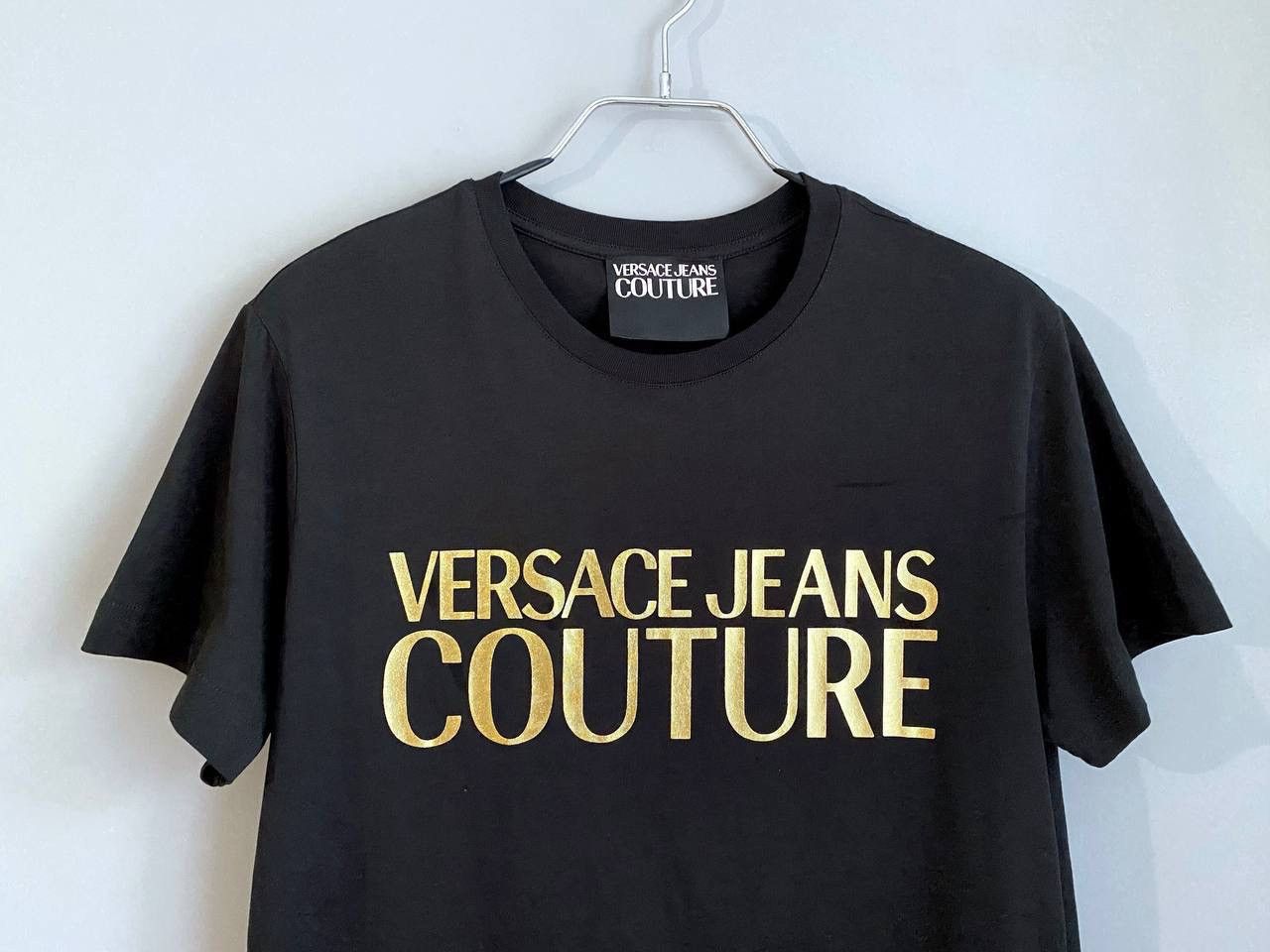 Designer × Versace Versace Jeans Couture Men’s Black T-Shirt, Size M Size US M / EU 48-50 / 2 - 3 Thumbnail