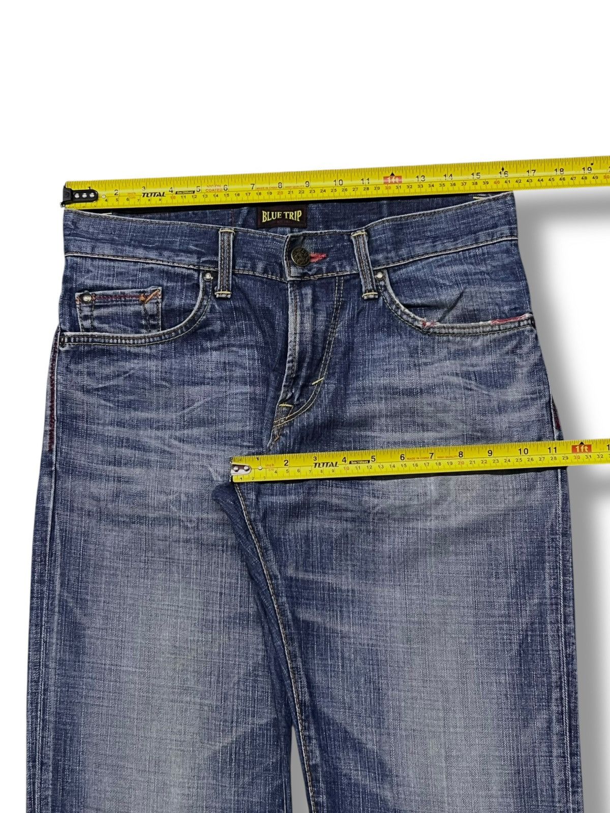 Edwin Vintage Edwin Blue Trip Japan - Faded Wash, Distressed Denim Size US 32 / EU 48 - 18 Thumbnail