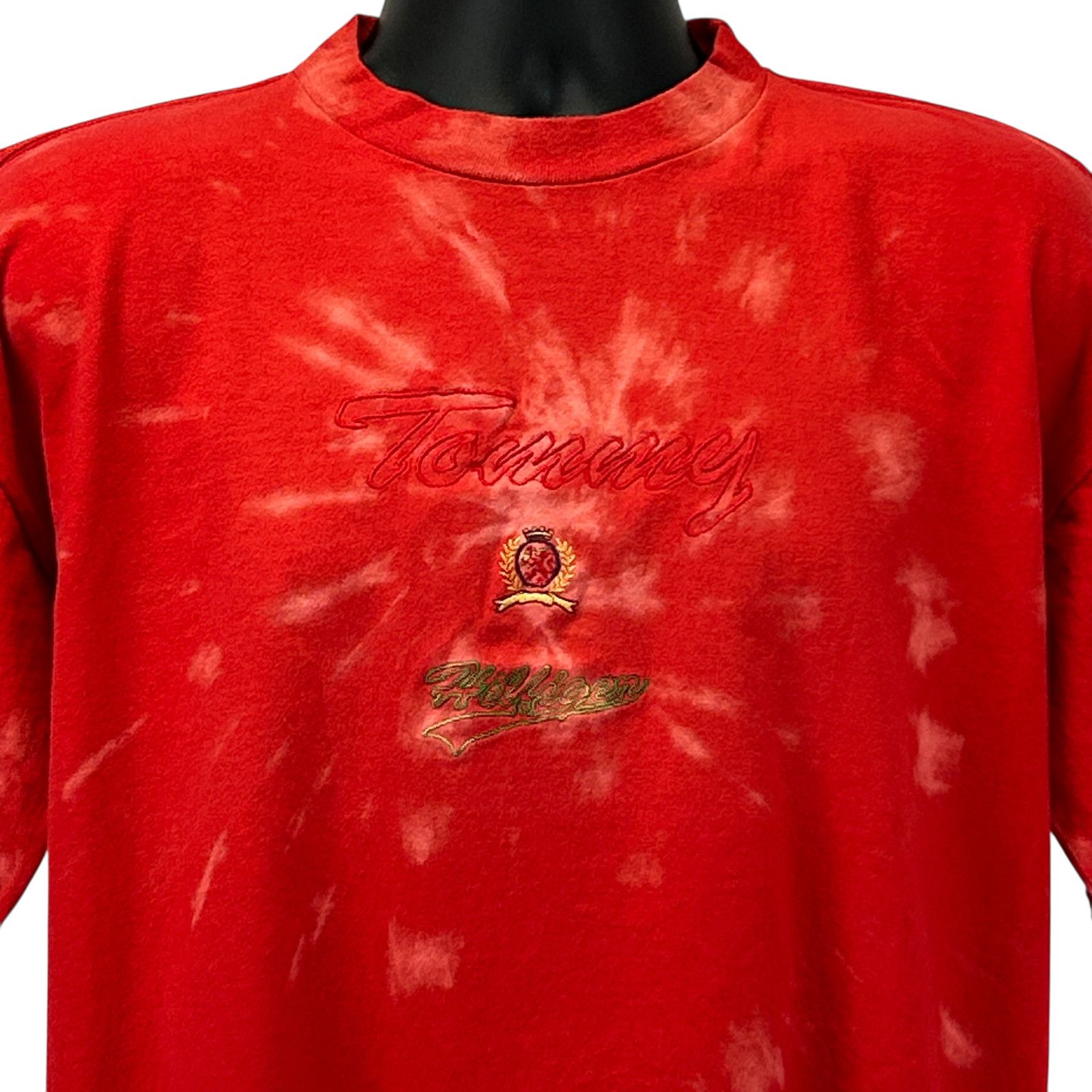 Tommy Hilfiger Vintage 90s Tommy Hilfiger T Shirt Embroidered XL X-Large Size US XL / EU 56 / 4 - 1 Thumbnail