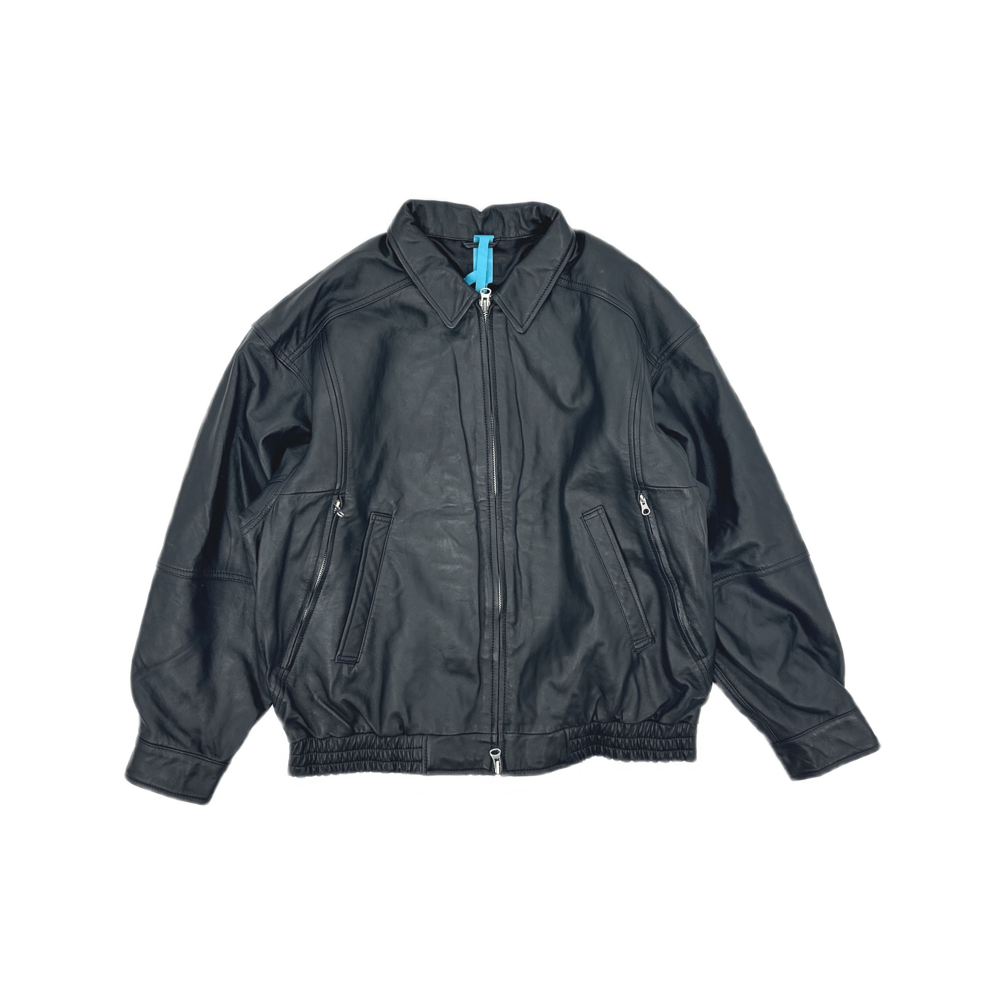 Beams Plus Beams USED ZIP LEATHER JKT size M | Grailed